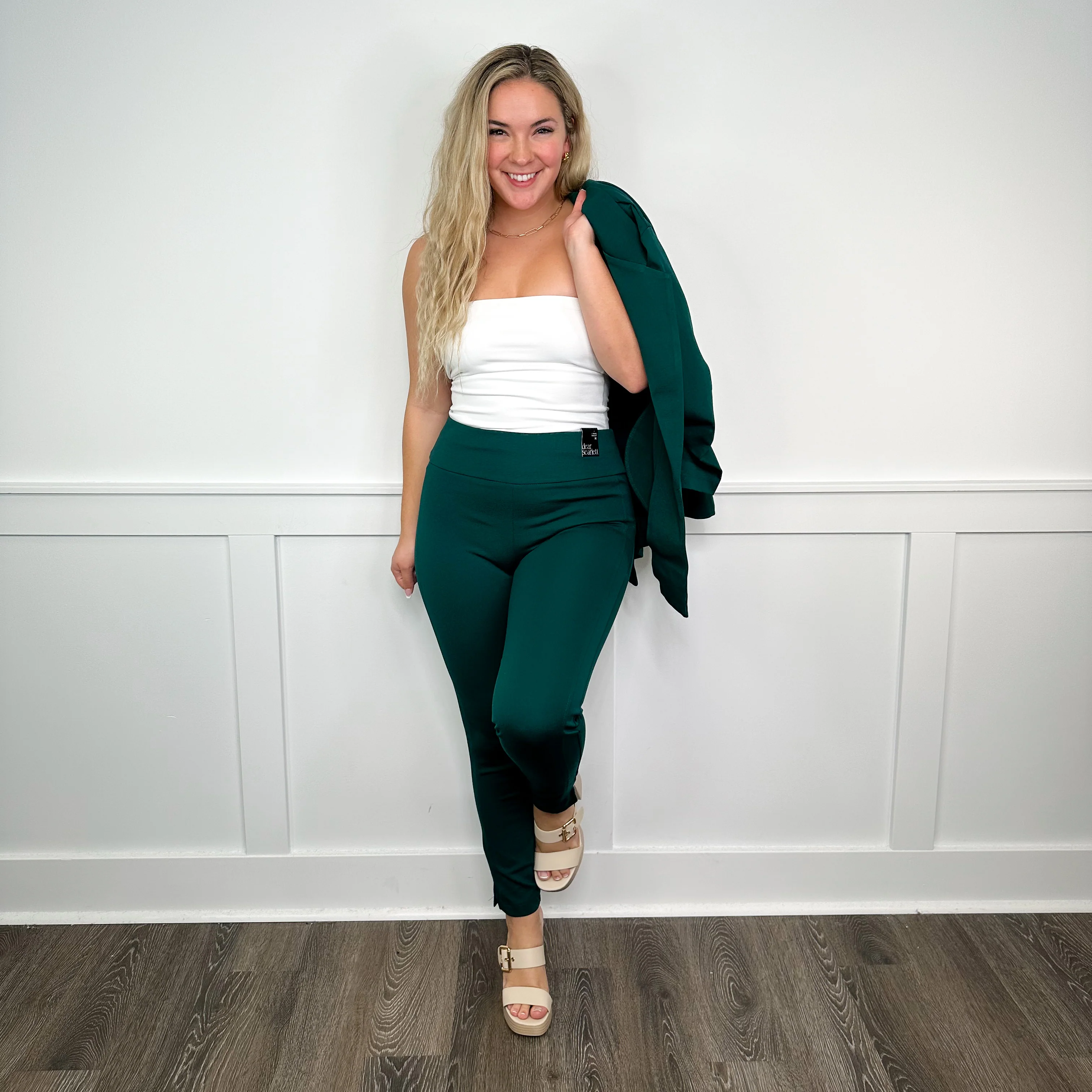 26" Inseam Dear Scarlett Big Money Moves High-Rise Cropped Bottoms - 9 colors! - Image 5