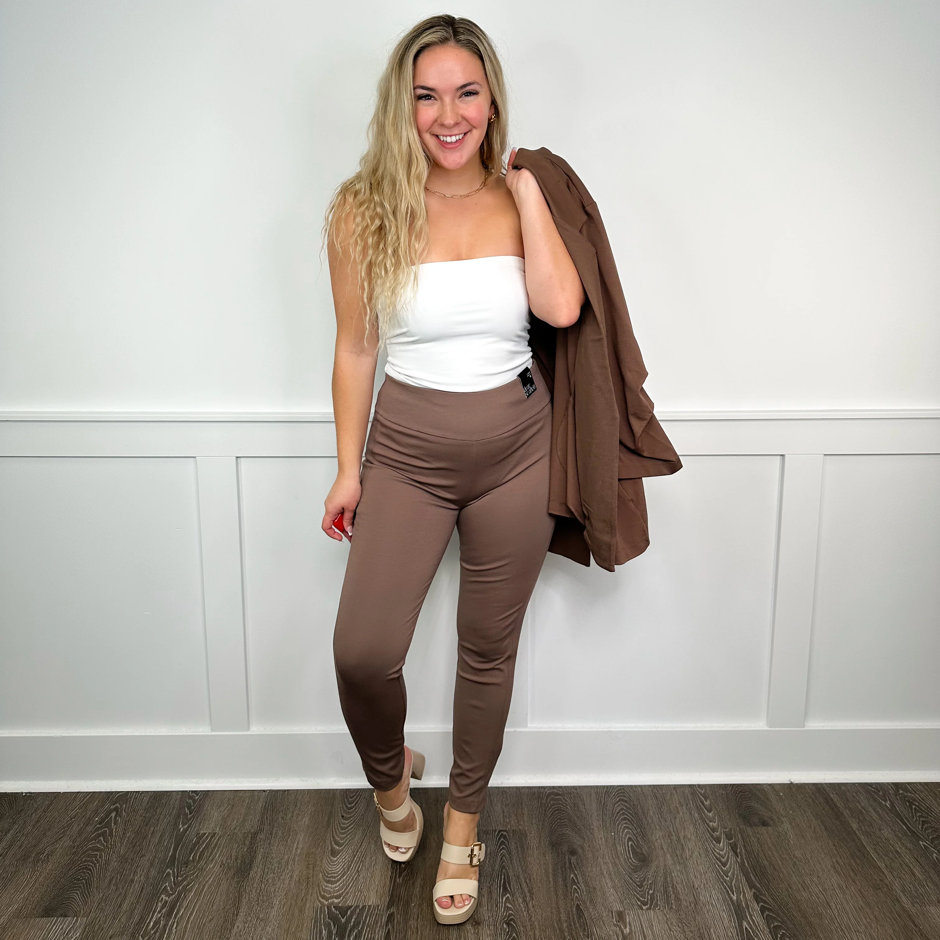 26" Inseam Dear Scarlett Big Money Moves High-Rise Cropped Bottoms - 9 colors! - Image 9