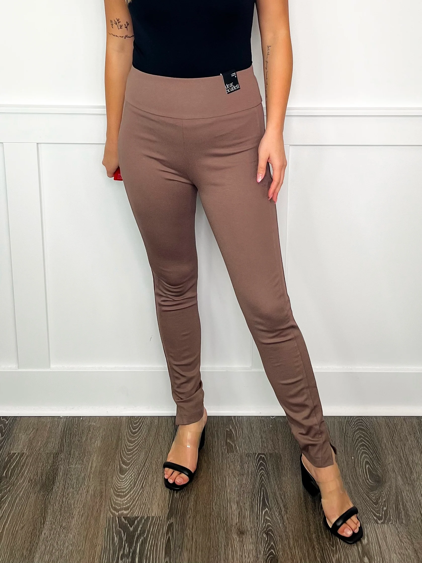 28" Inseam Dear Scarlett Big Money Moves High-Rise Bottoms - 12 colors!