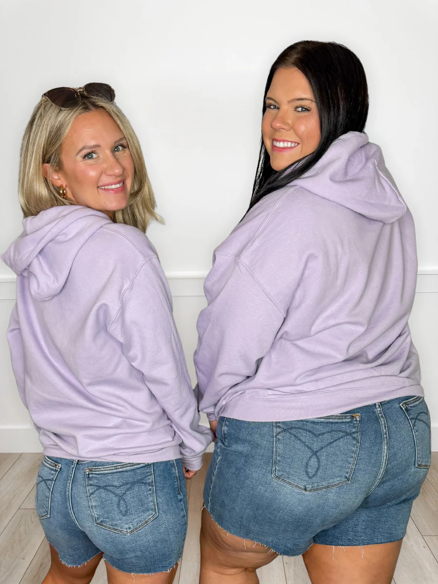 Be the Good Cotton Blend Long Sleeve Purple Avery Mae Graphic Hoodie Sweatshirt (Gildan) - Image 5