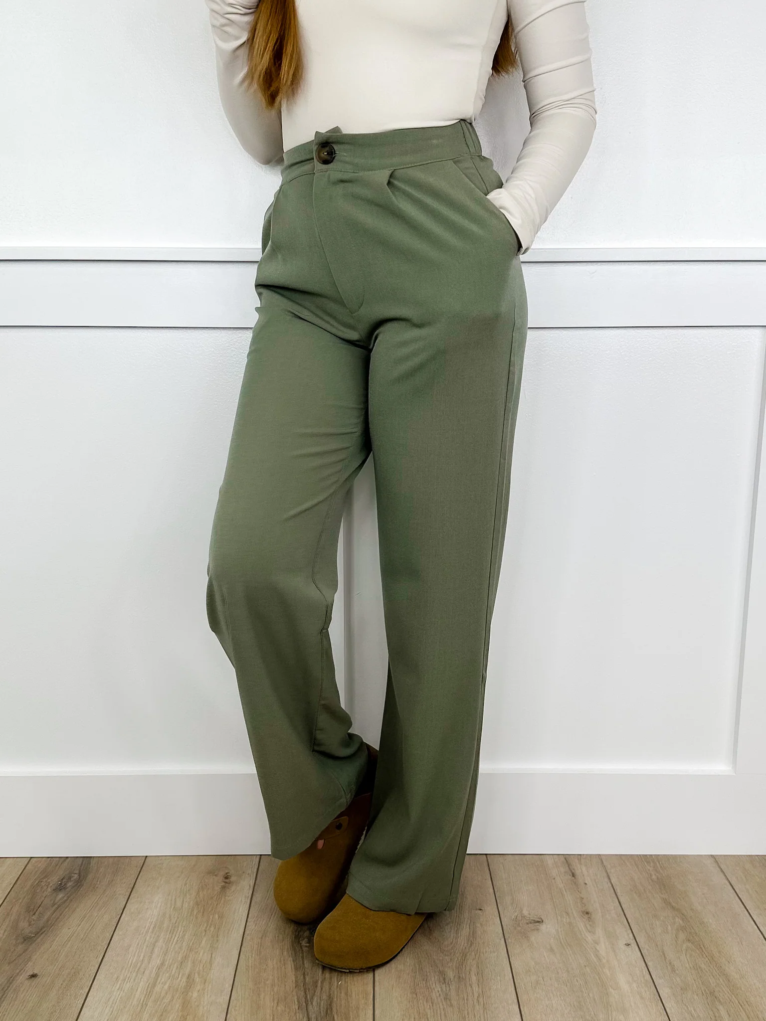 Breath of Fresh Air High-Rise Lightweight Wide Leg Avery Mae Bottoms - 3 colors! - Image 2