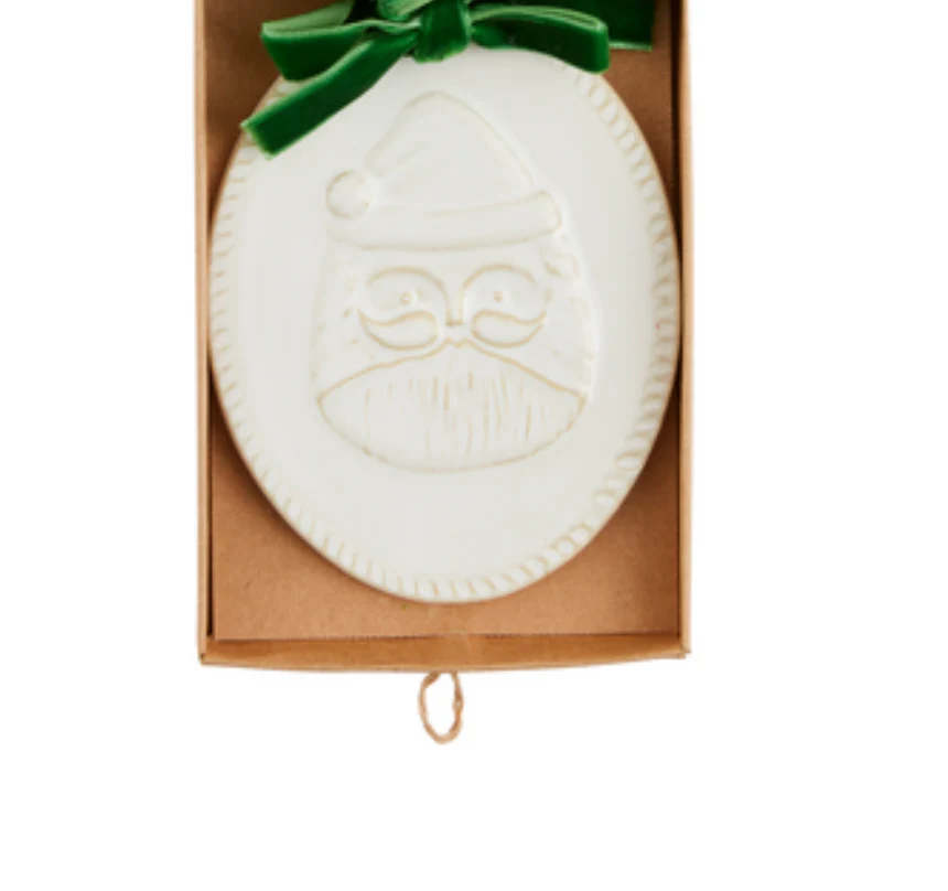 Christmas Shine Milk Glazed Stoneware Ornament - 3 options! - Image 3