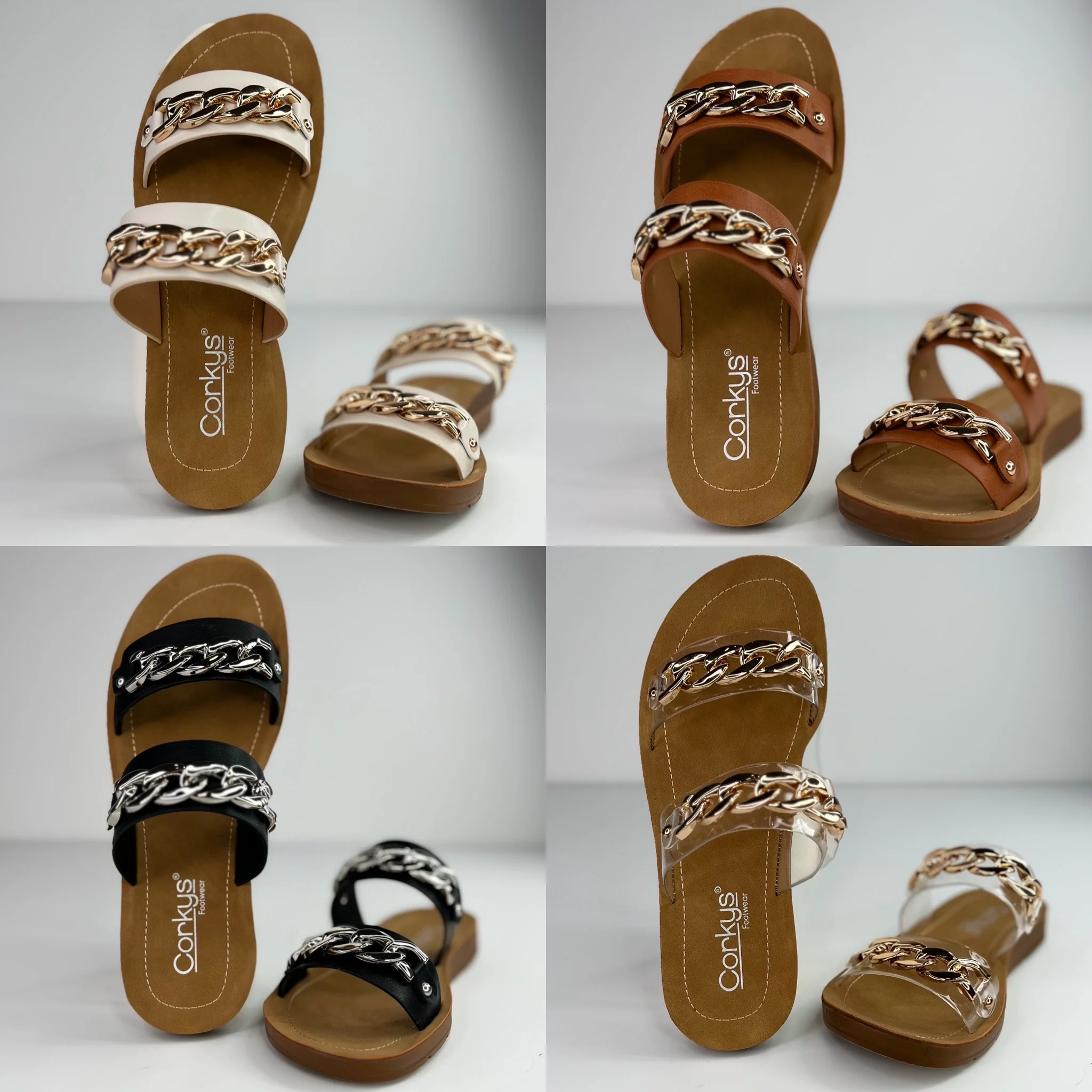 Corkys Off the Chain Sandals - 4 colors!