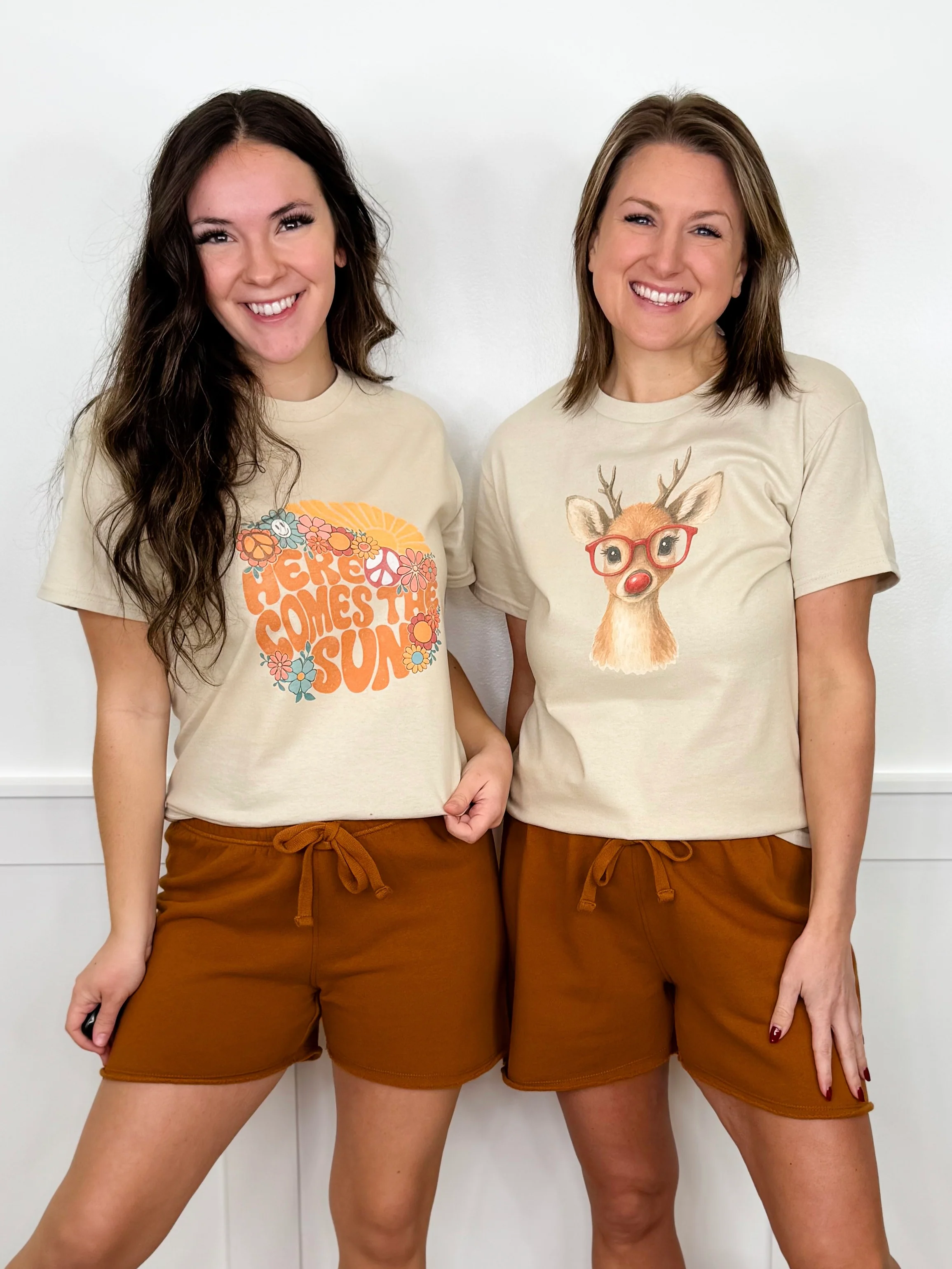 Darling Designs Cotton High-Rise Avery Mae Graphic Tee Shirt & Shorts Set - Multiple Options (Gildan, District, Tultex) - Image 11