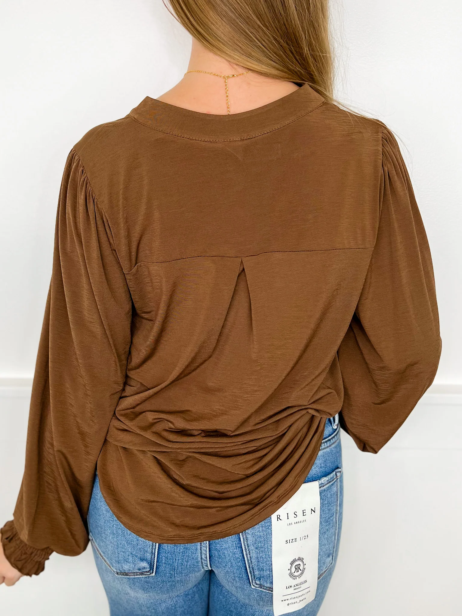 Dear Scarlett Frozen in Time Wrinkle-Free Long Sleeve Gabby Top - 5 colors! - Image 7