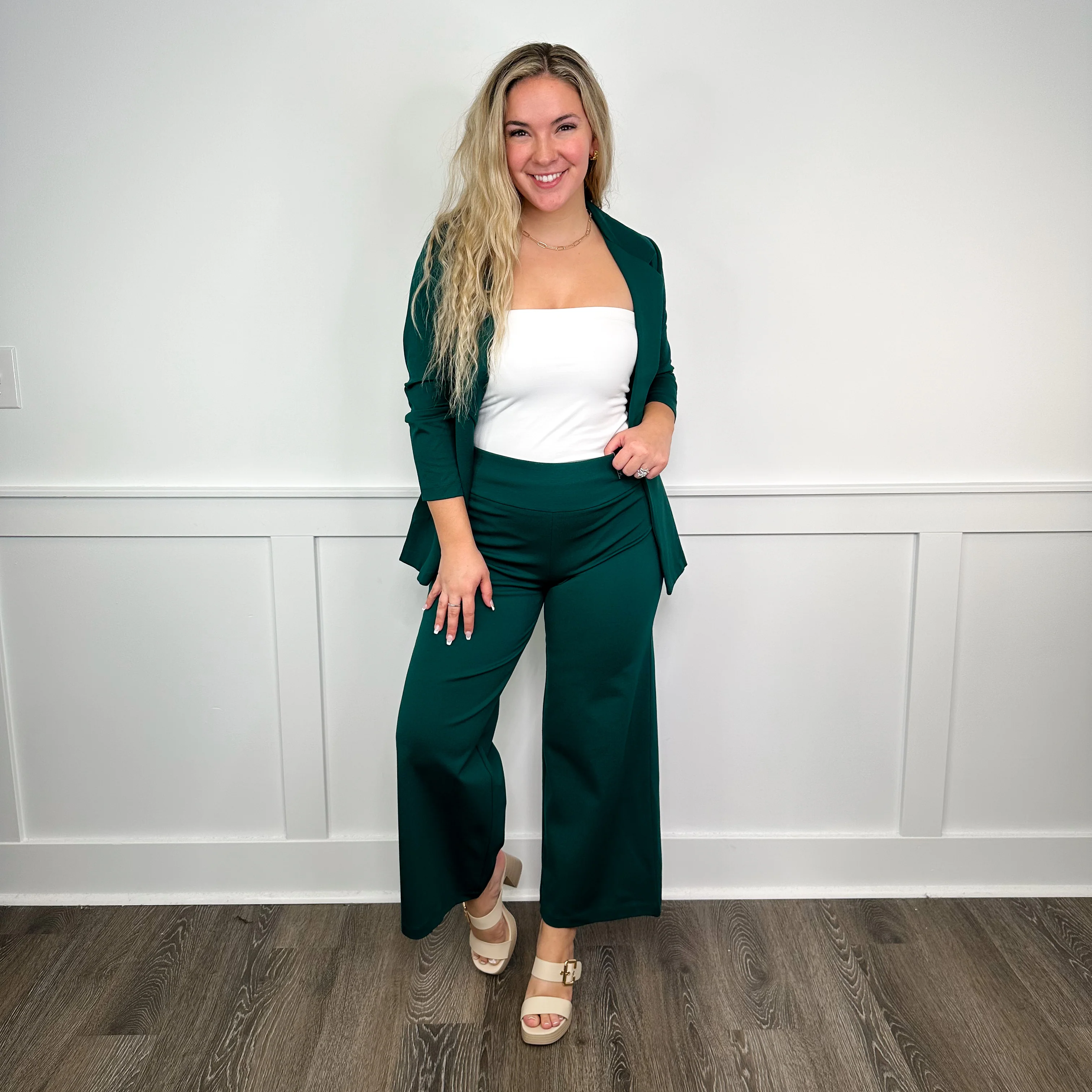 Dear Scarlett I'm So Influenced High-Rise Cropped Wide Leg Bottoms - 5 colors! - Image 3