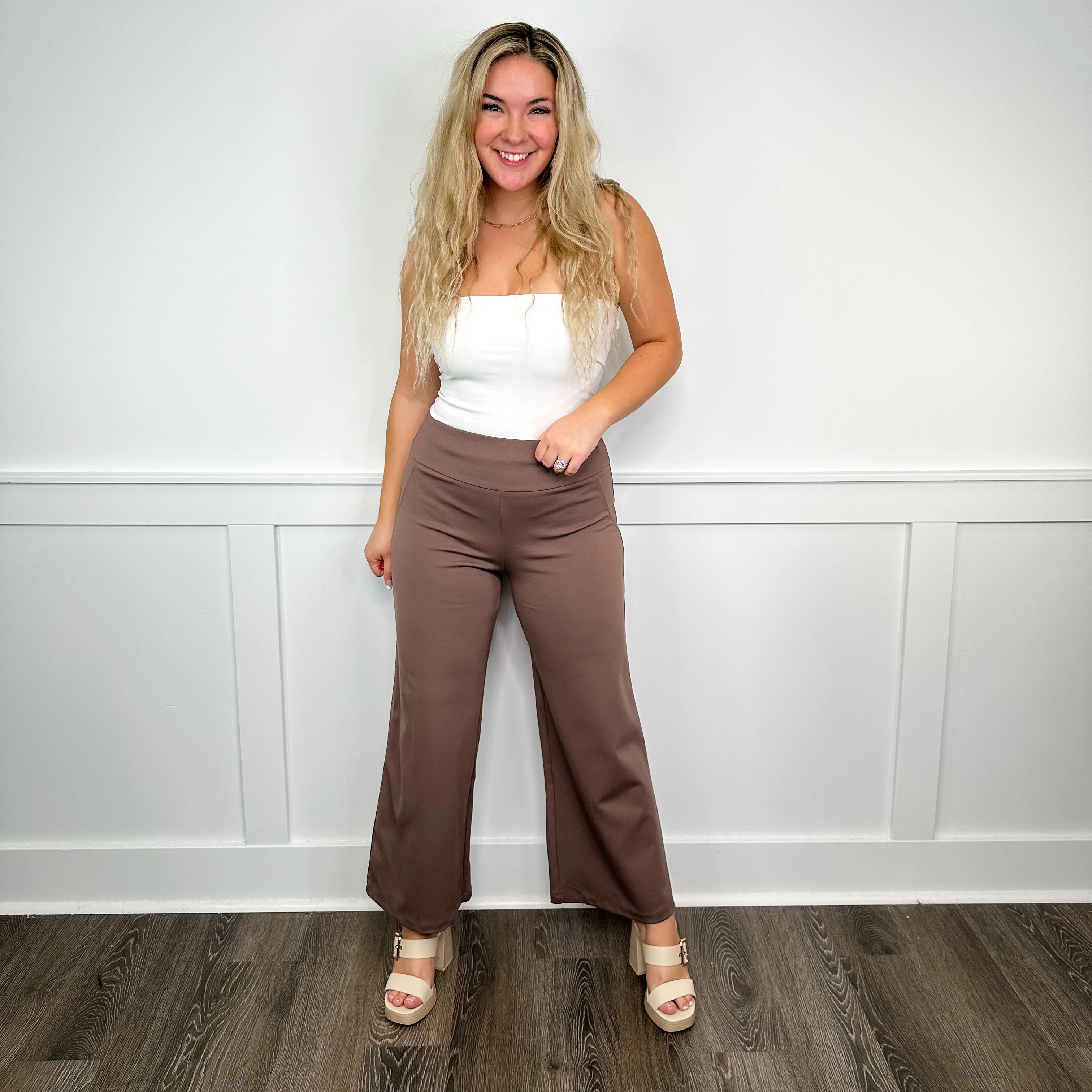 Dear Scarlett I'm So Influenced High-Rise Cropped Wide Leg Bottoms - 5 colors! - Image 7