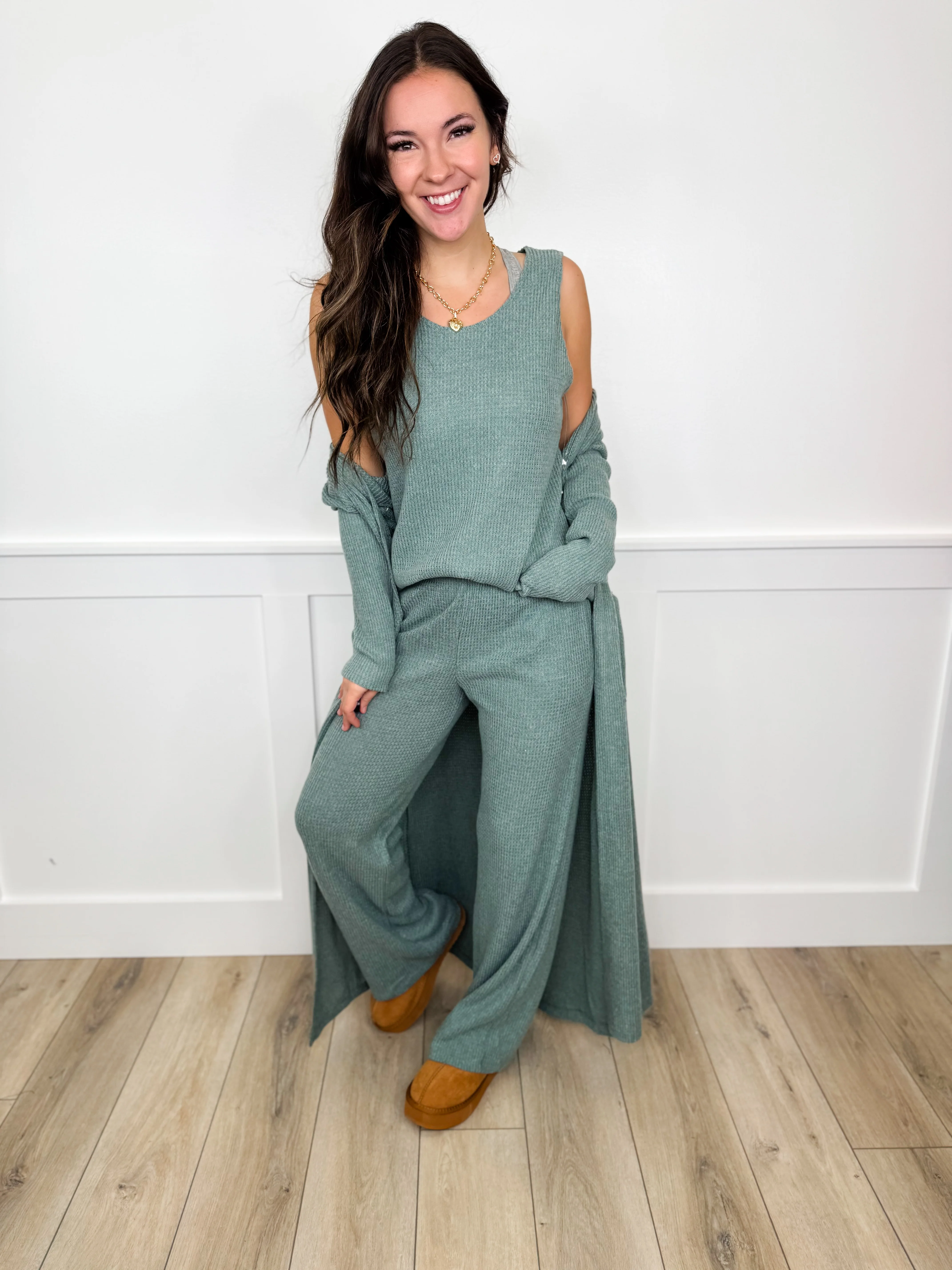Dear Scarlett Just Trust Me High-Rise Knit Wide Leg Lounge Set - 8 colors! - Image 3