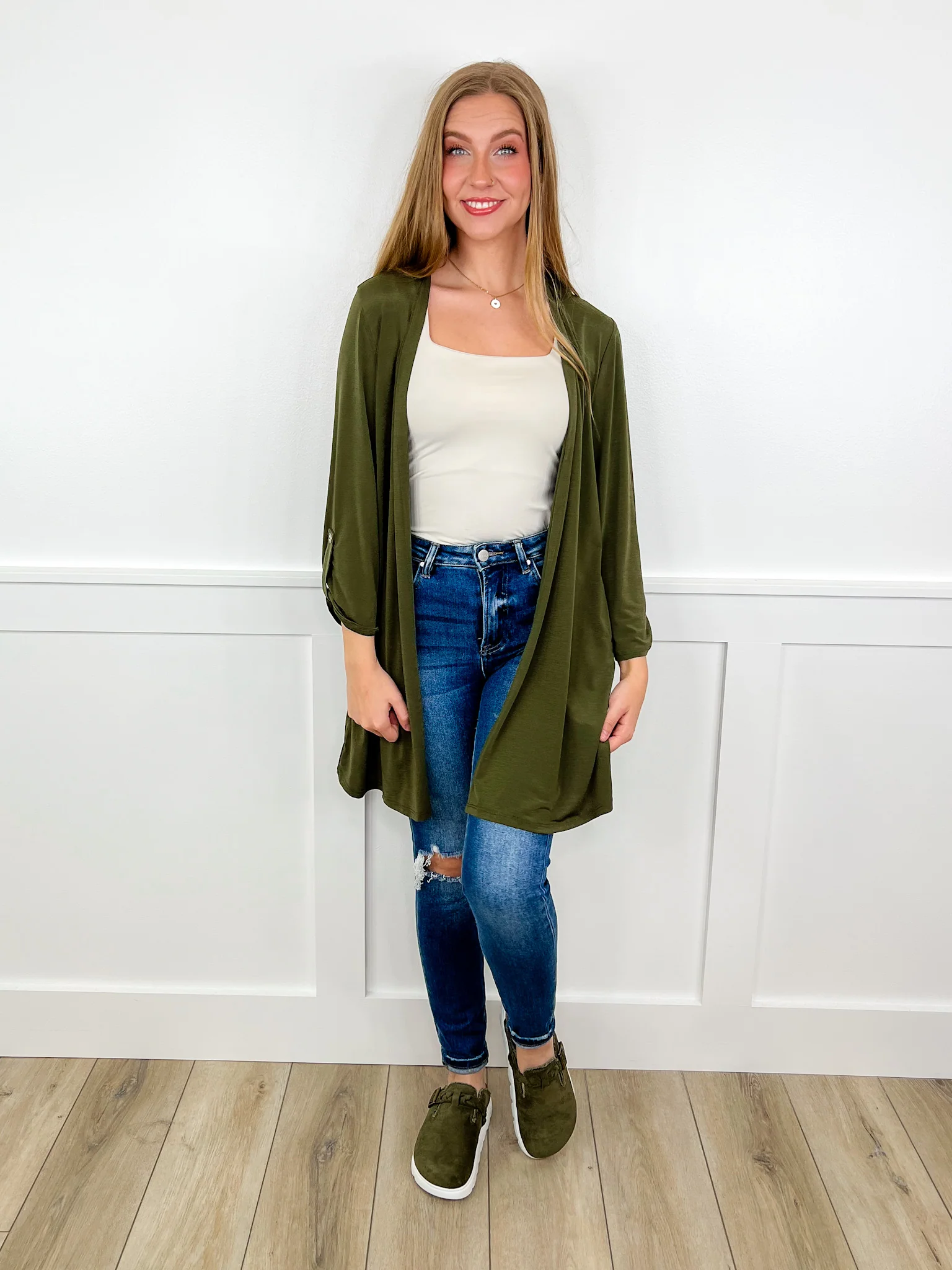 Dear Scarlett Put Together Wrinkle-Free 3/4 Sleeve Cardigan - 6 colors! - Image 9