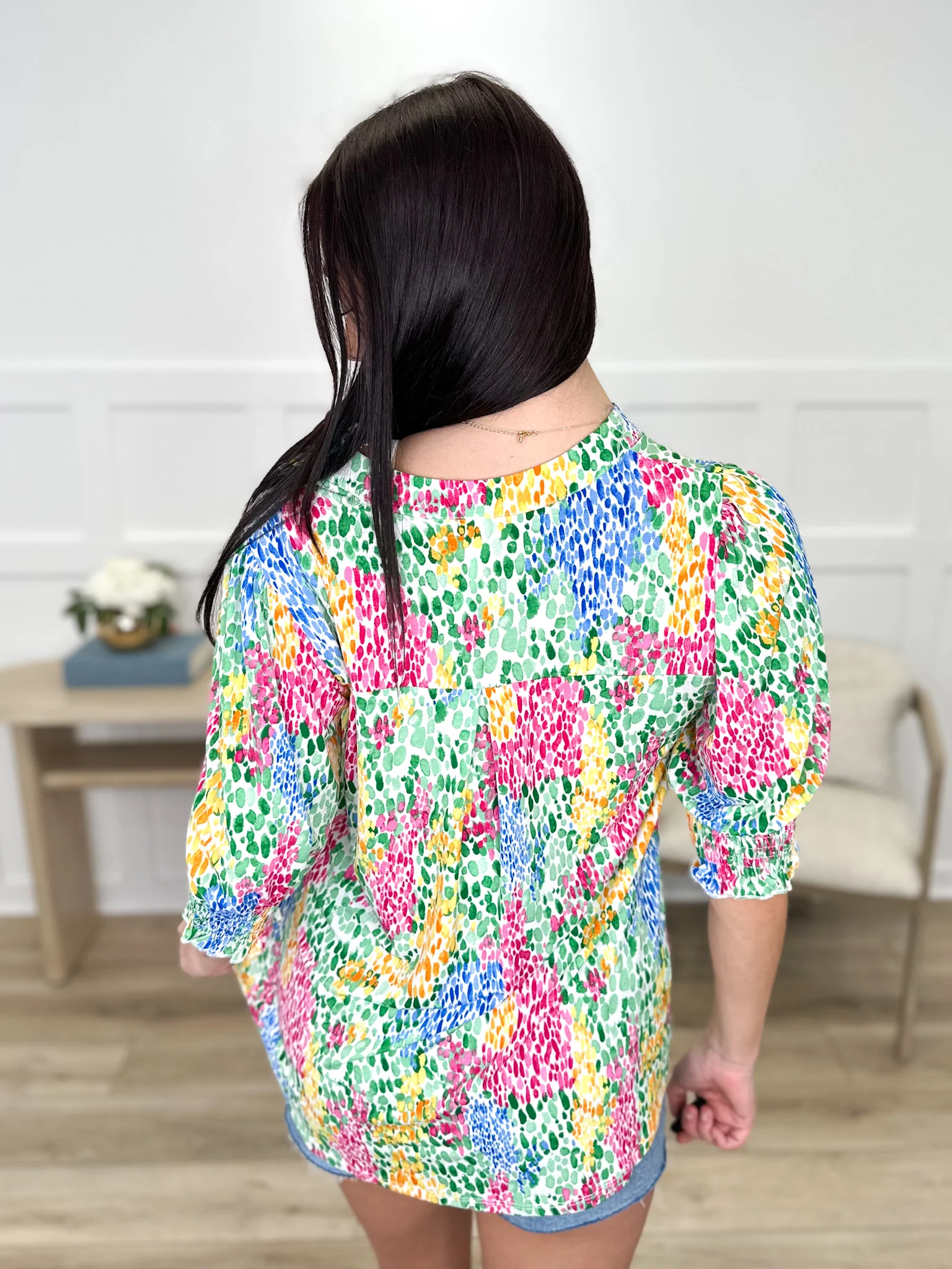 Dear Scarlett That's the Way Wrinkle-Free 3/4 Sleeve Top - Image 2