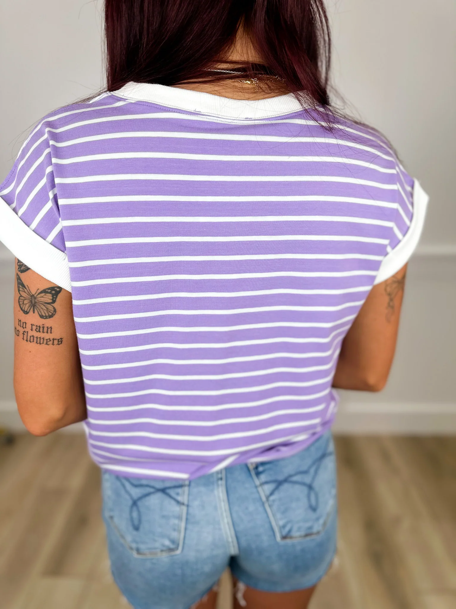 DOORBUSTER!! Zenana I Belong Cotton Blend Short Sleeve Top - 3 colors! - Image 3