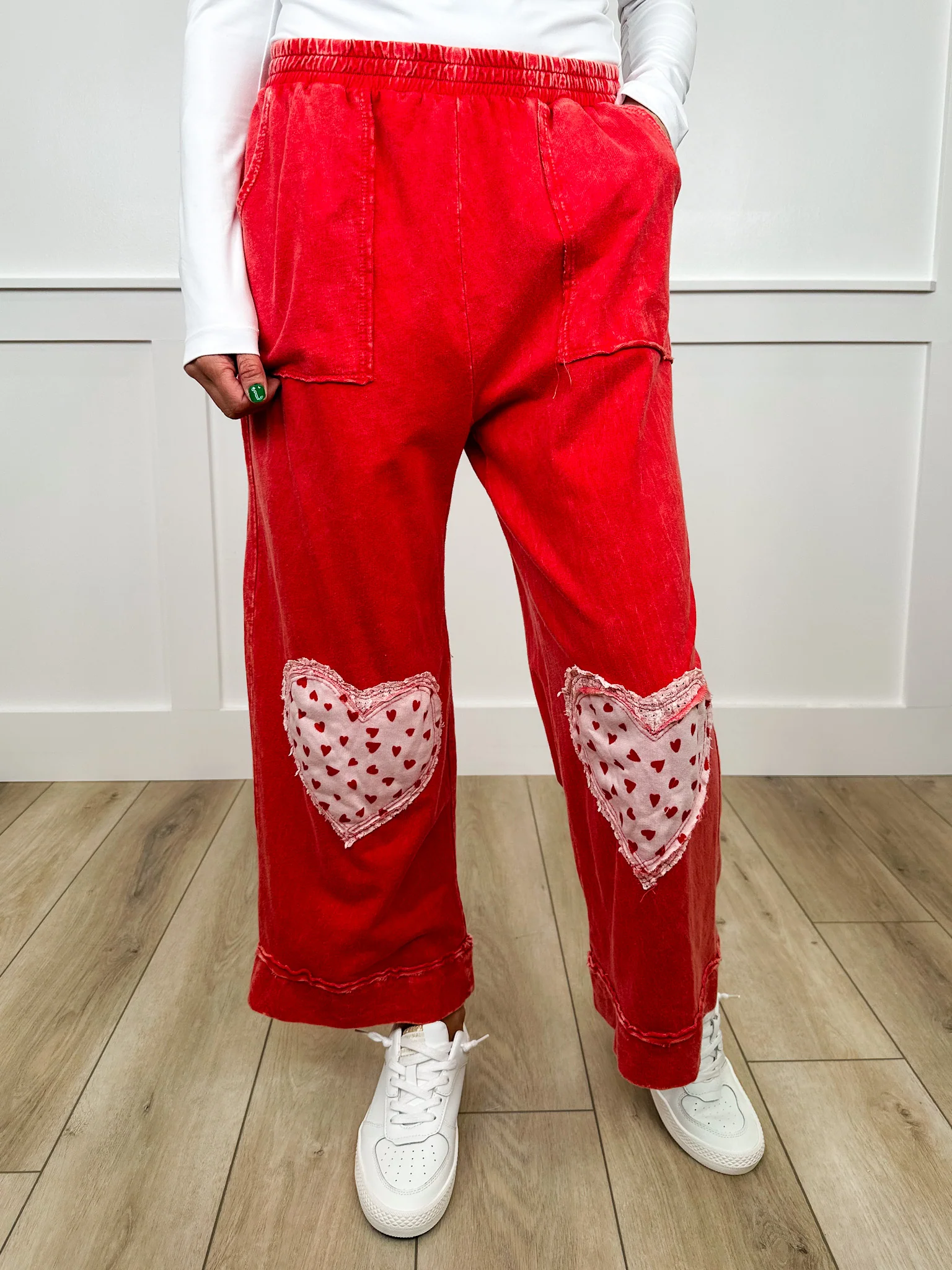 Dreaming of Love High-Rise Cotton Avery Mae Cropped Bottoms - 2 colors! - Image 2