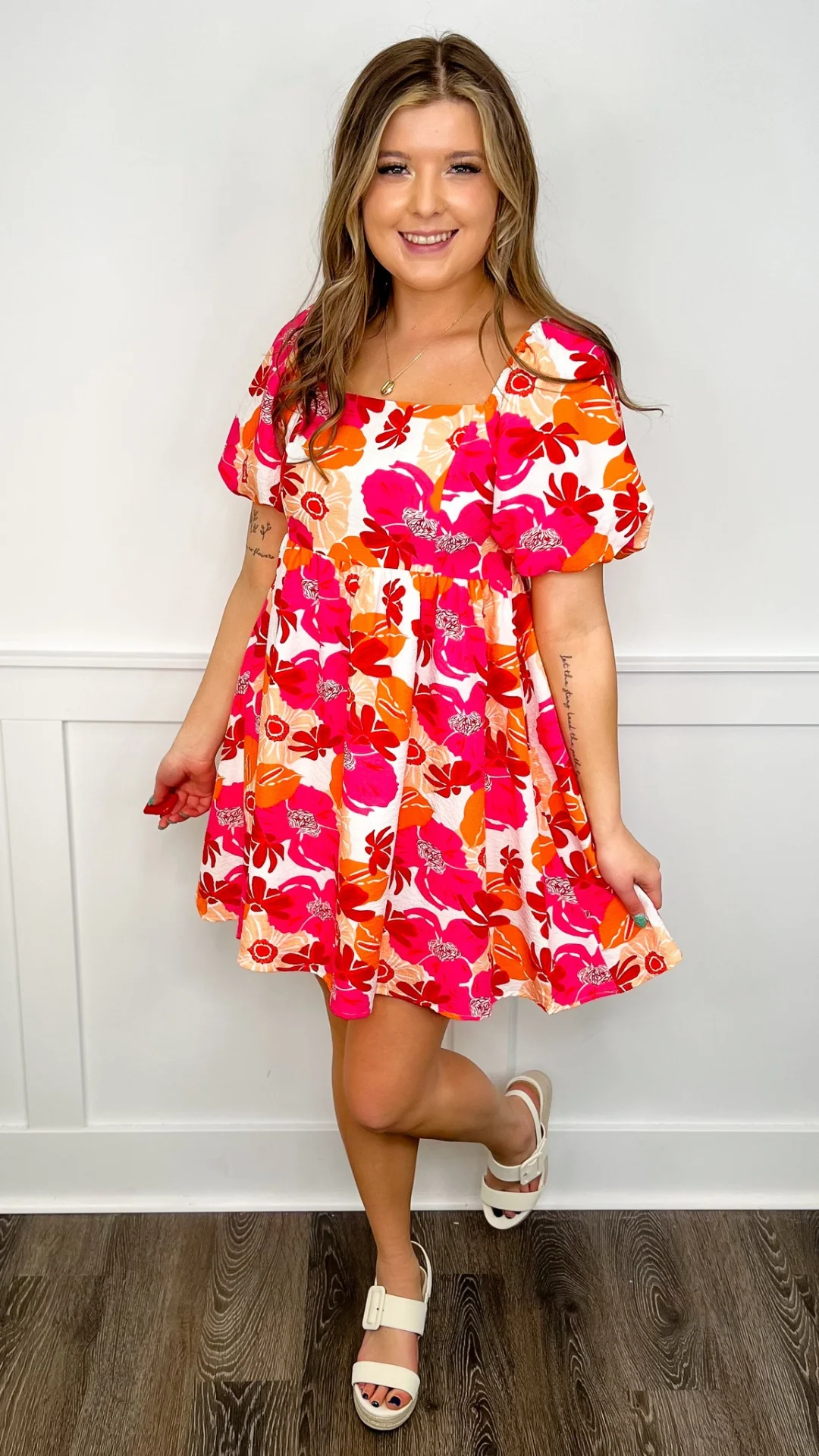 Dressed to Thrill Lightweight Pink Avery Mae Dress - Image 3