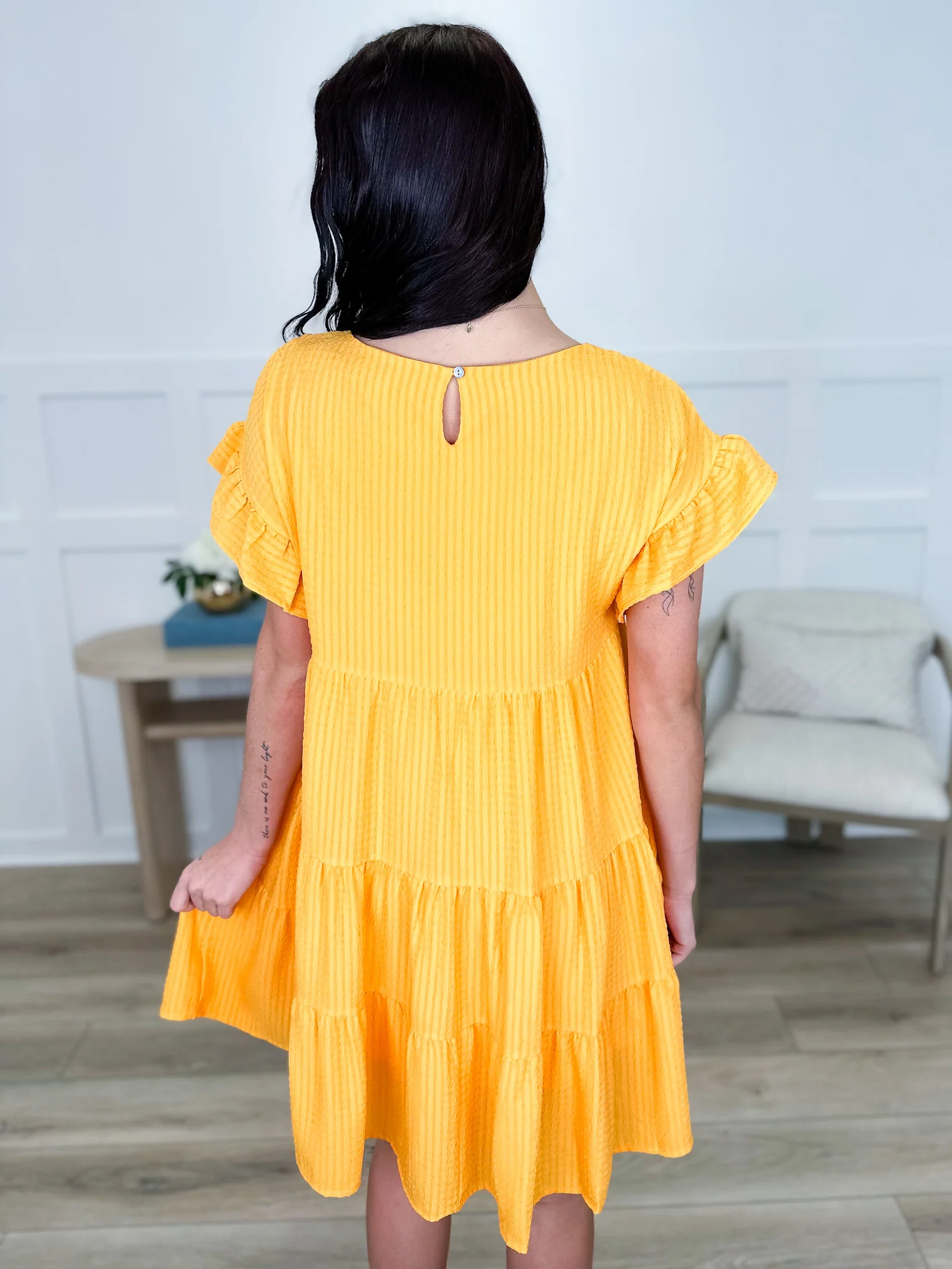 Easily Swayed Orange Avery Mae Dress - Image 2