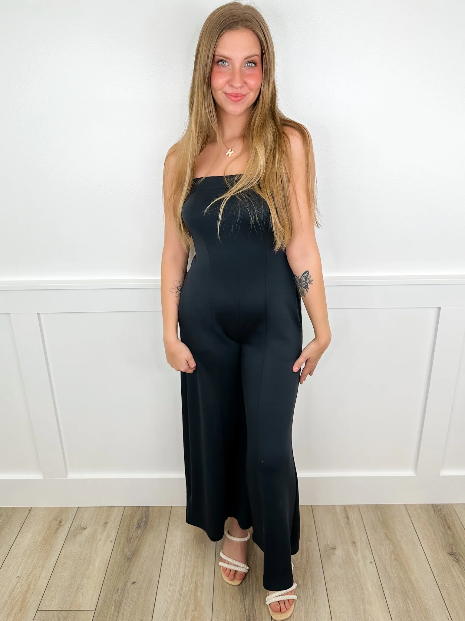 Effortless Elevation Strapless Avery Mae Jumpsuit - 2 colors! - Image 2