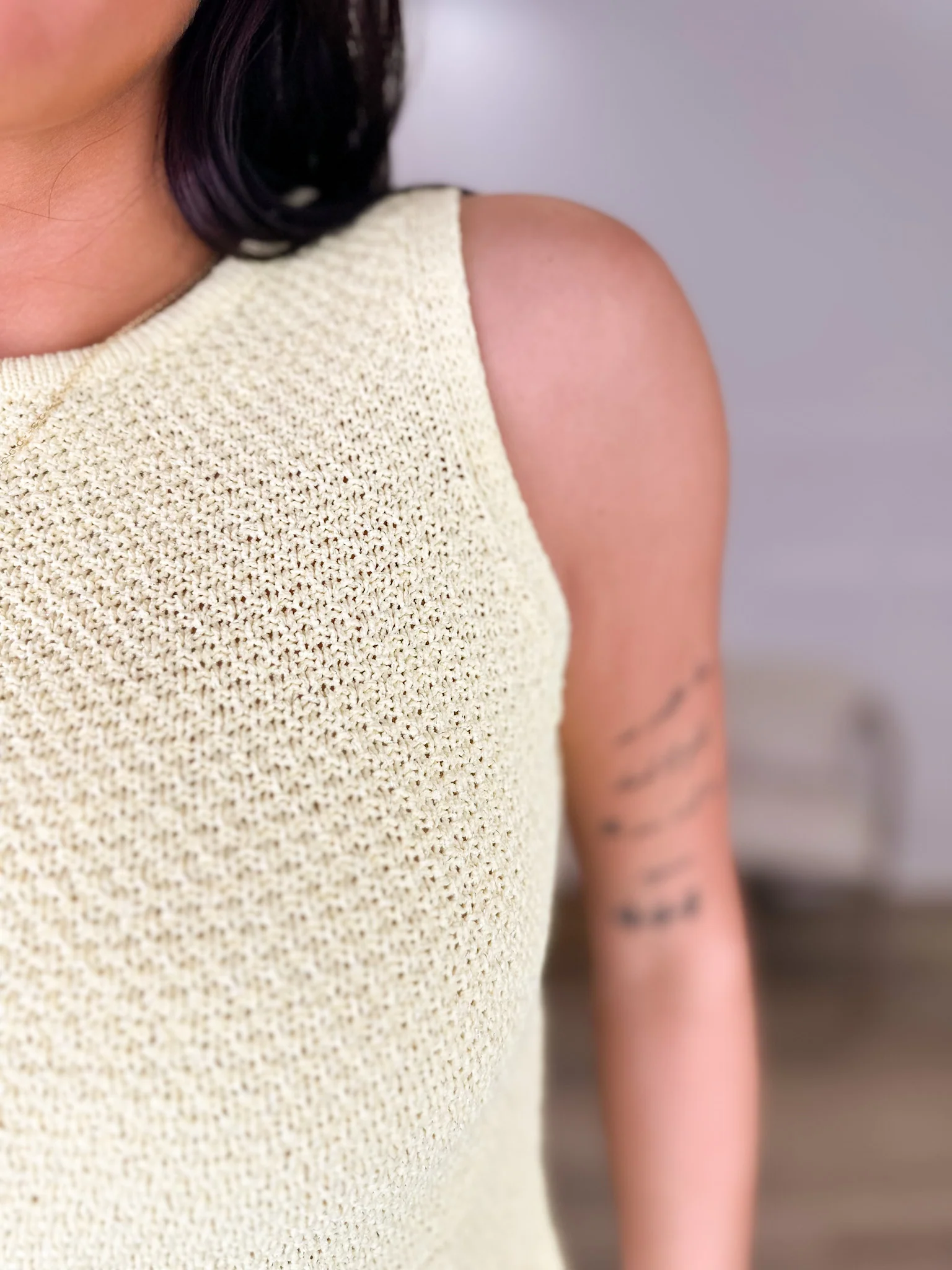 Feeling Good Knit Oat Avery Mae Mom Cropped Top - Multiple Colors - Image 5