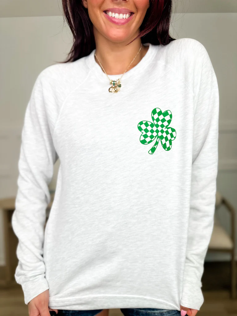 For Lucks Sake Cotton Blend Long Sleeve Avery Mae Graphic Top - 2 options! - Image 3