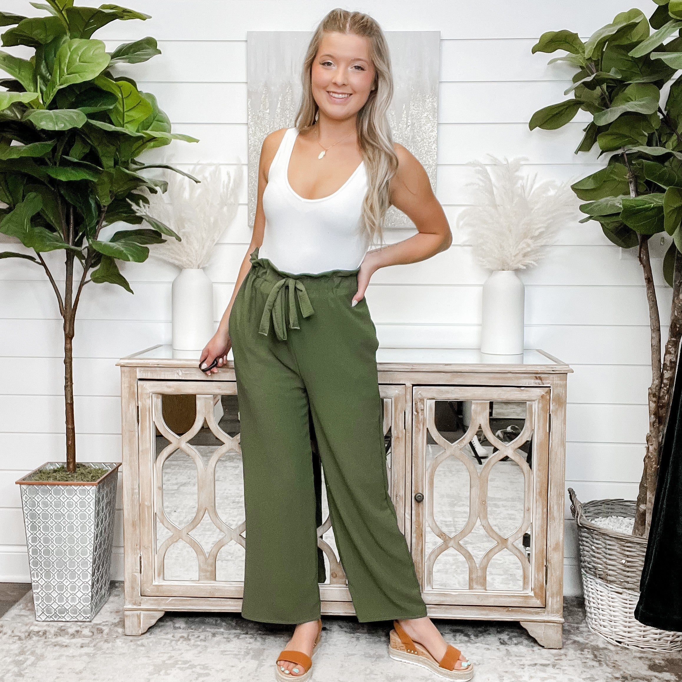 Funny Girl Paper Bag Waist Bottoms - 3 colors! - Image 3