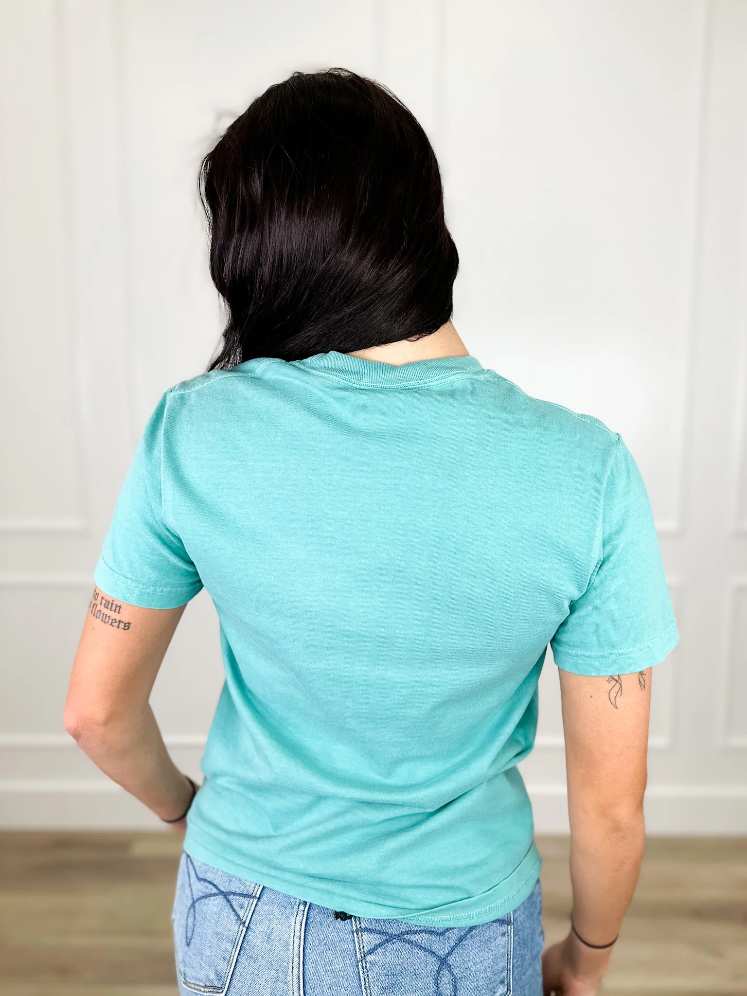 Gardeners of Greatness Cotton Short Sleeve Teal Avery Mae Graphic Tee Shirt - Multiple Options (Comfort Colors) - Image 2