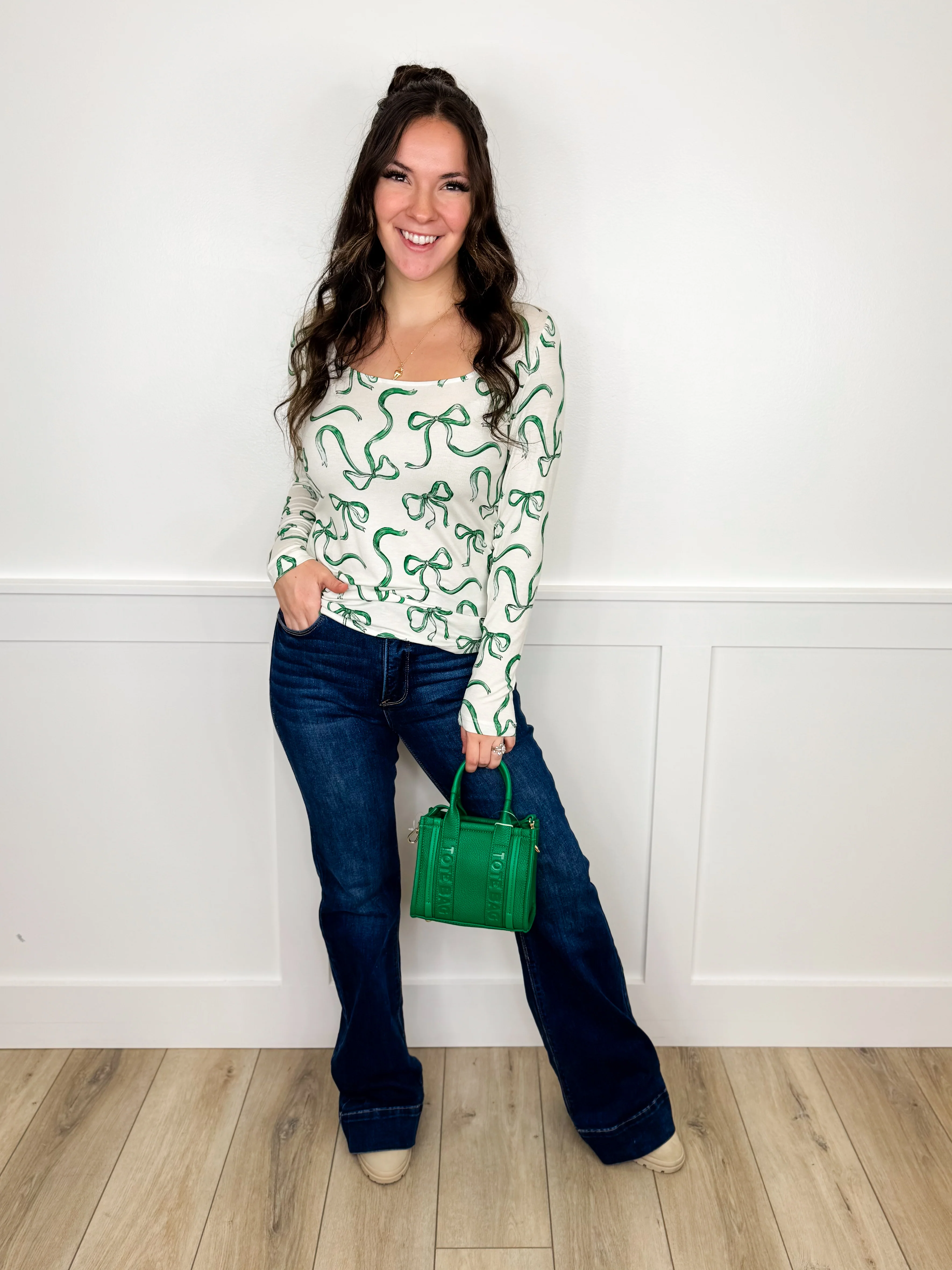 Holiday Comfort Rayon Blend Long Sleeve Avery Mae Top - 4 options! - Image 8