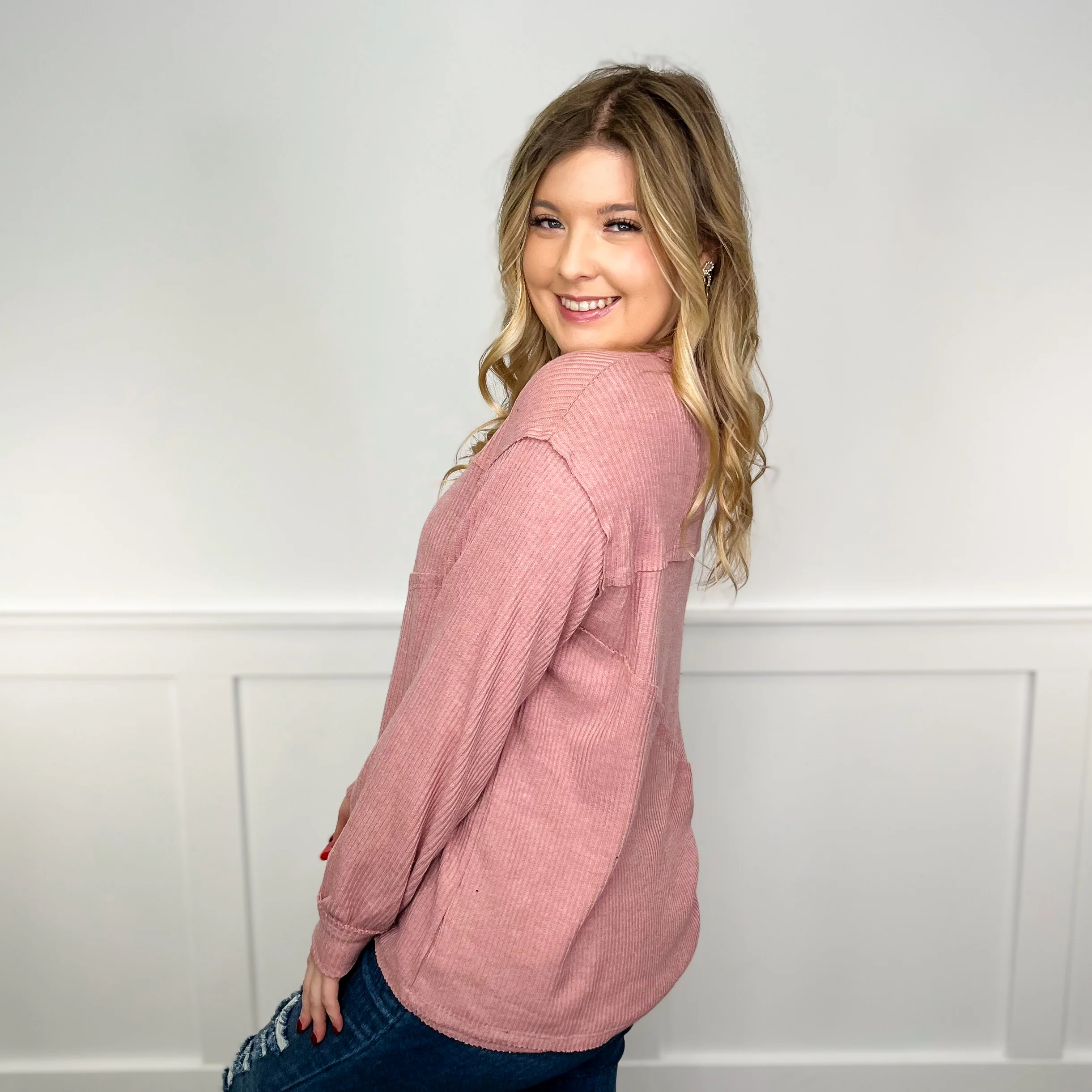 I Know You Ribbed Long Sleeve Avery Mae Top - 7 colors! - Image 8
