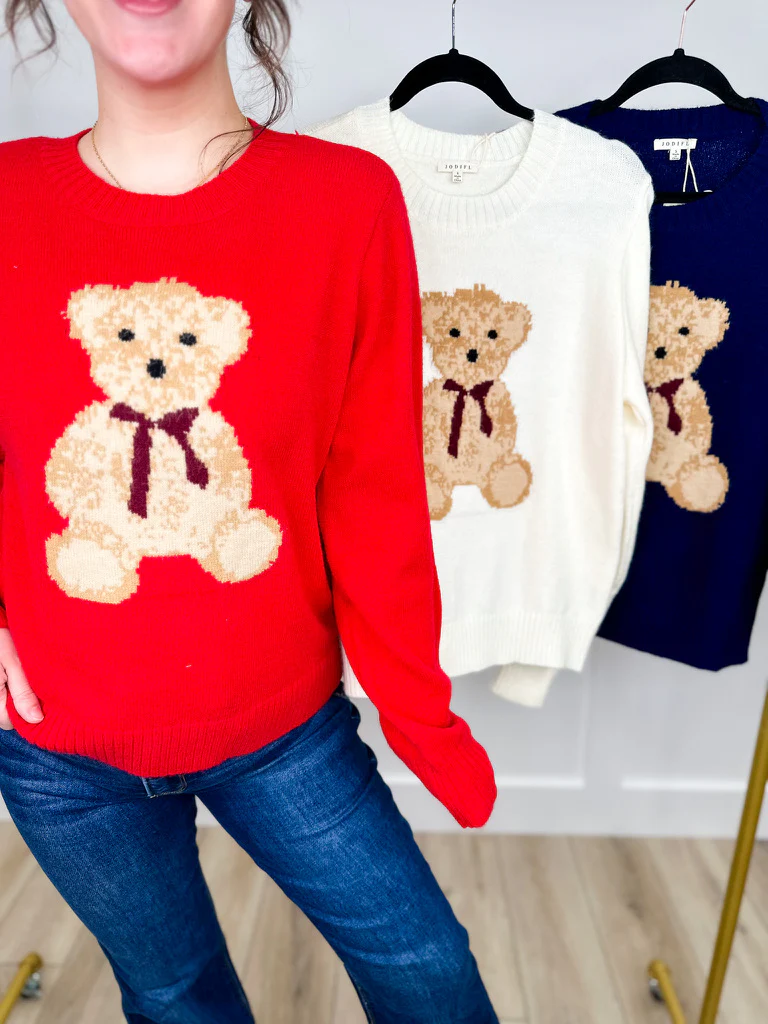 In Your Element Knit Long Sleeve Avery Mae Sweater Top - 3 colors!