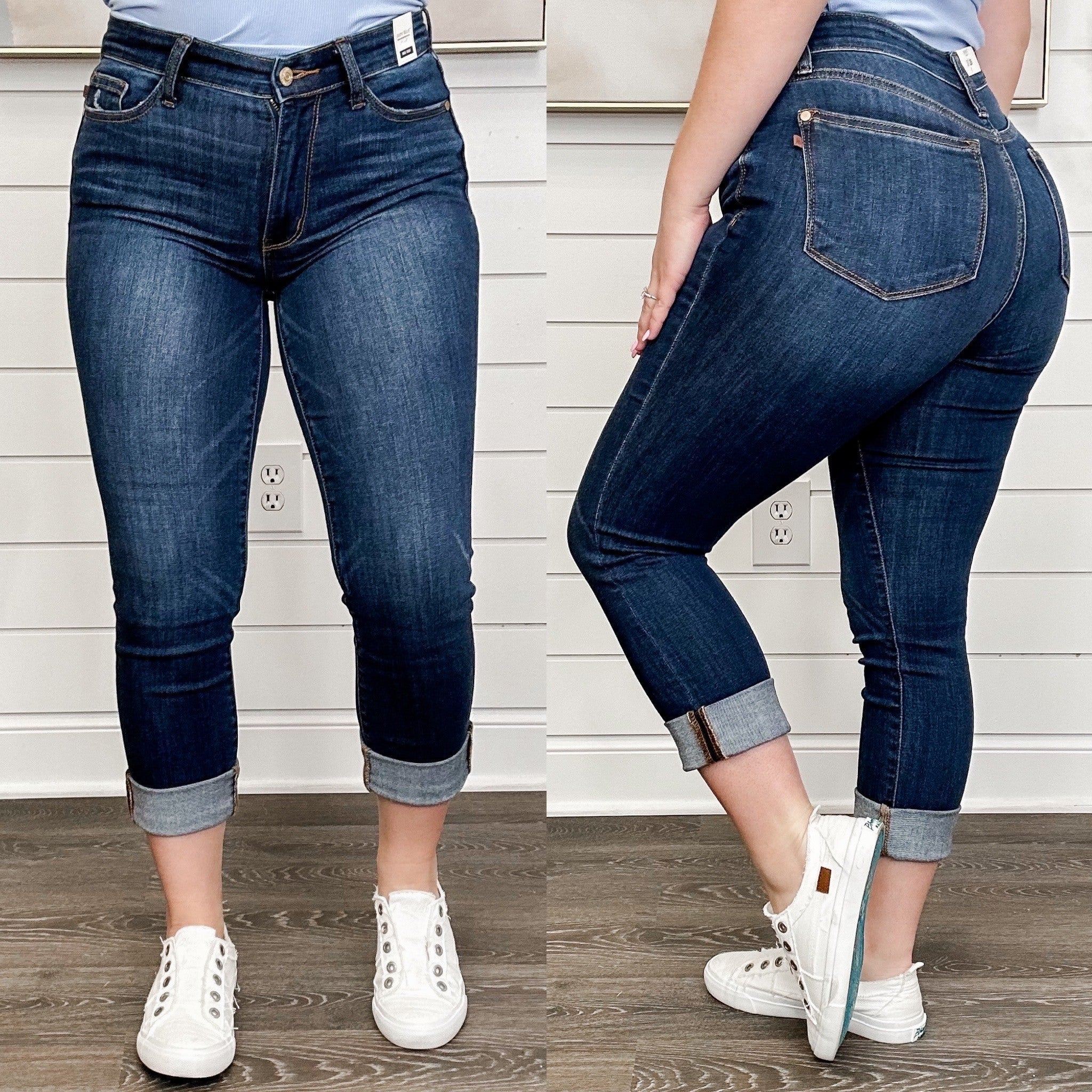 Judy Blue Haisley Mid-Rise Capris - Image 8