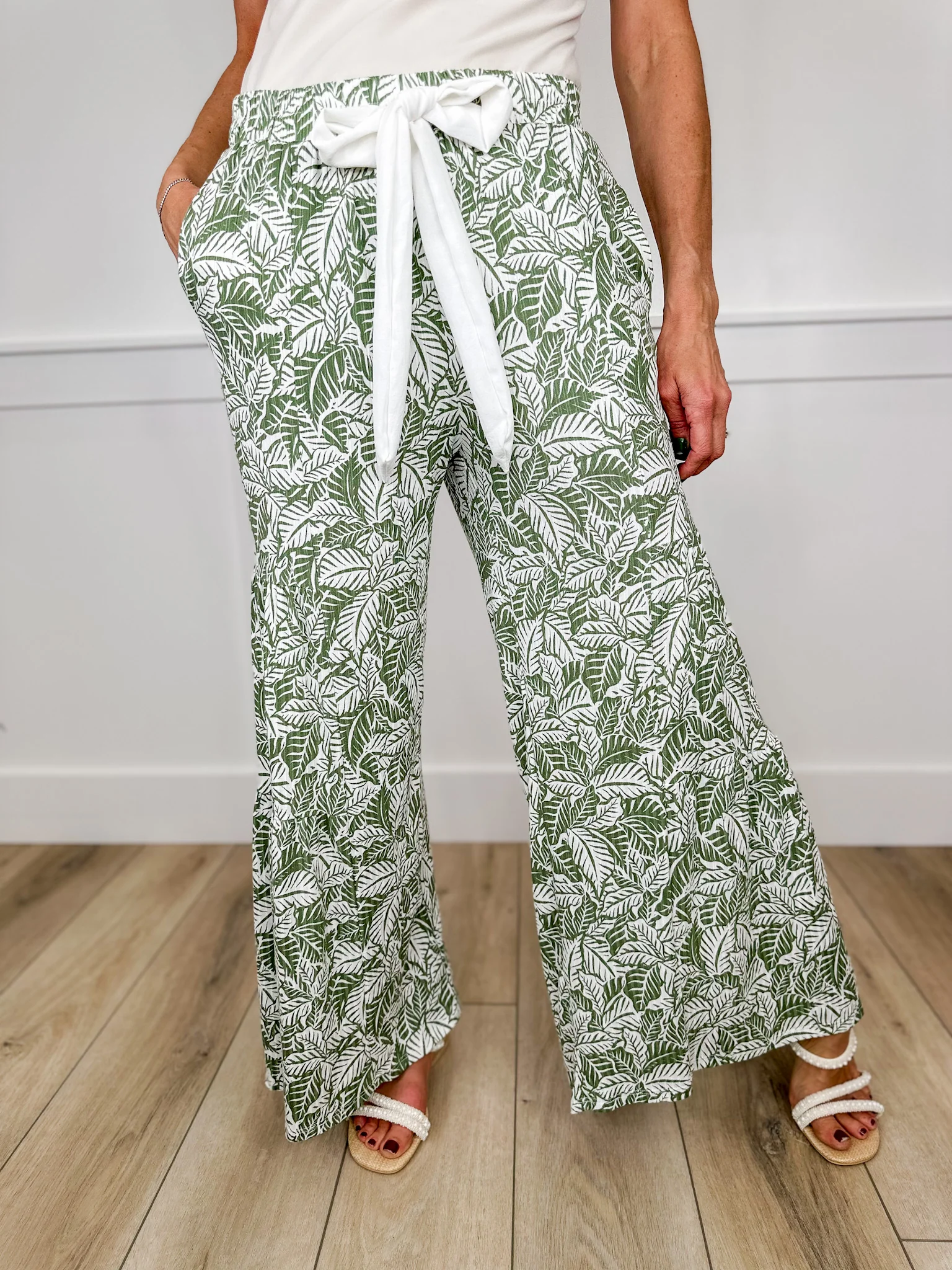 Live Your Story High-Rise Lightweight Wide Leg Avery Mae Bottoms - 3 colors! - Image 3