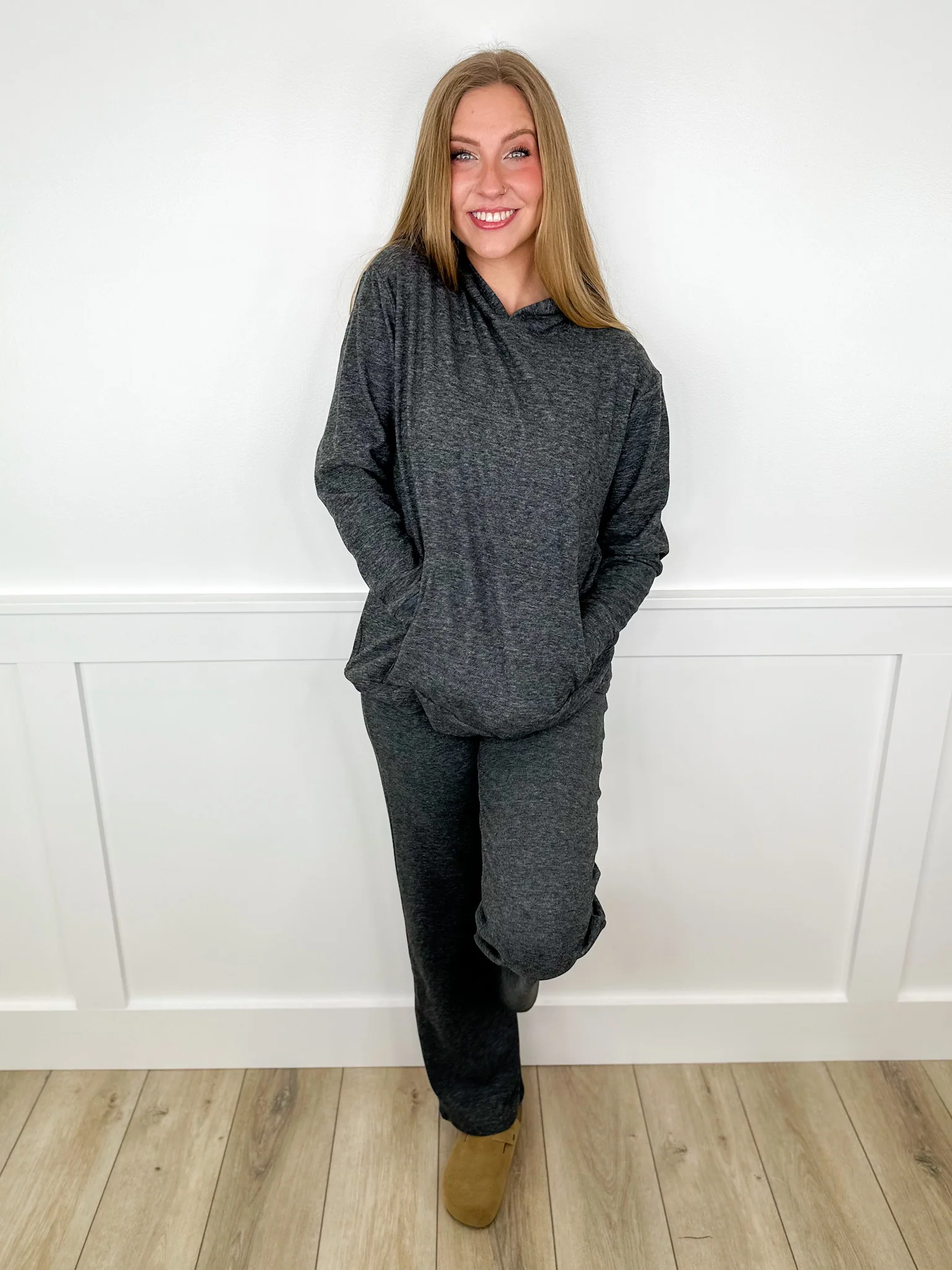 My Happy Place High-Rise Straight Leg Avery Mae Bottoms - 3 colors! - Image 3