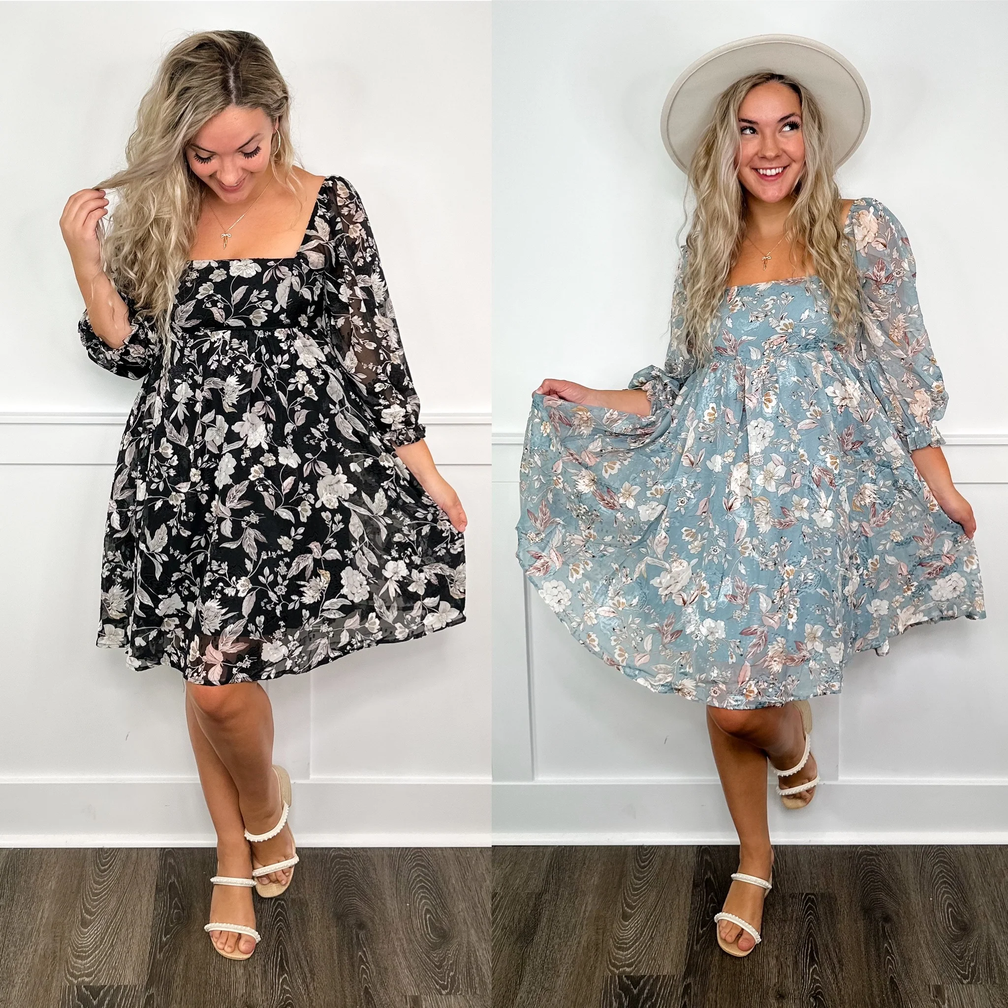 Most of All Avery Mae Floral Dress - 2 colors!