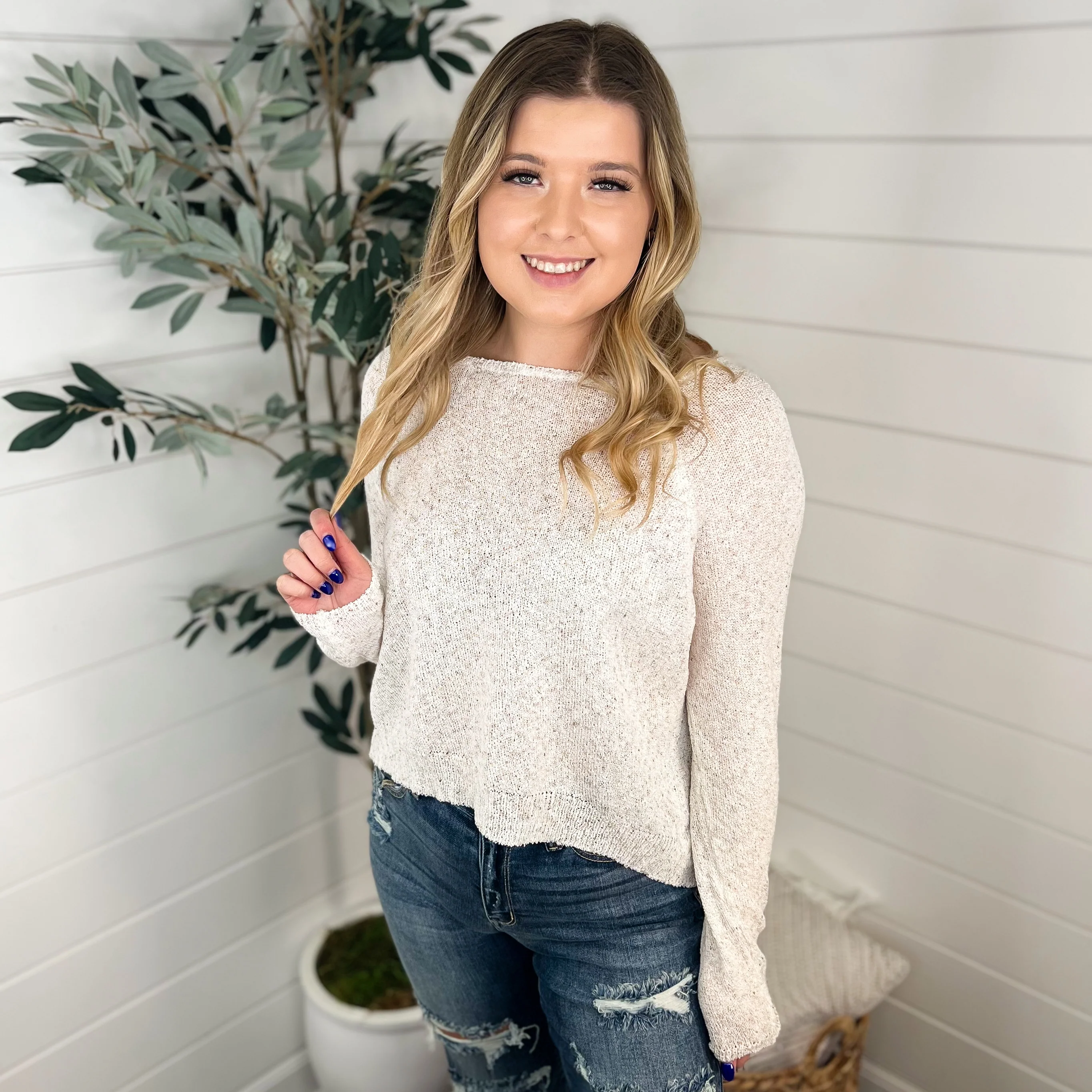 New Things Knit Long Sleeve Avery Mae Top - 2 colors! - Image 7