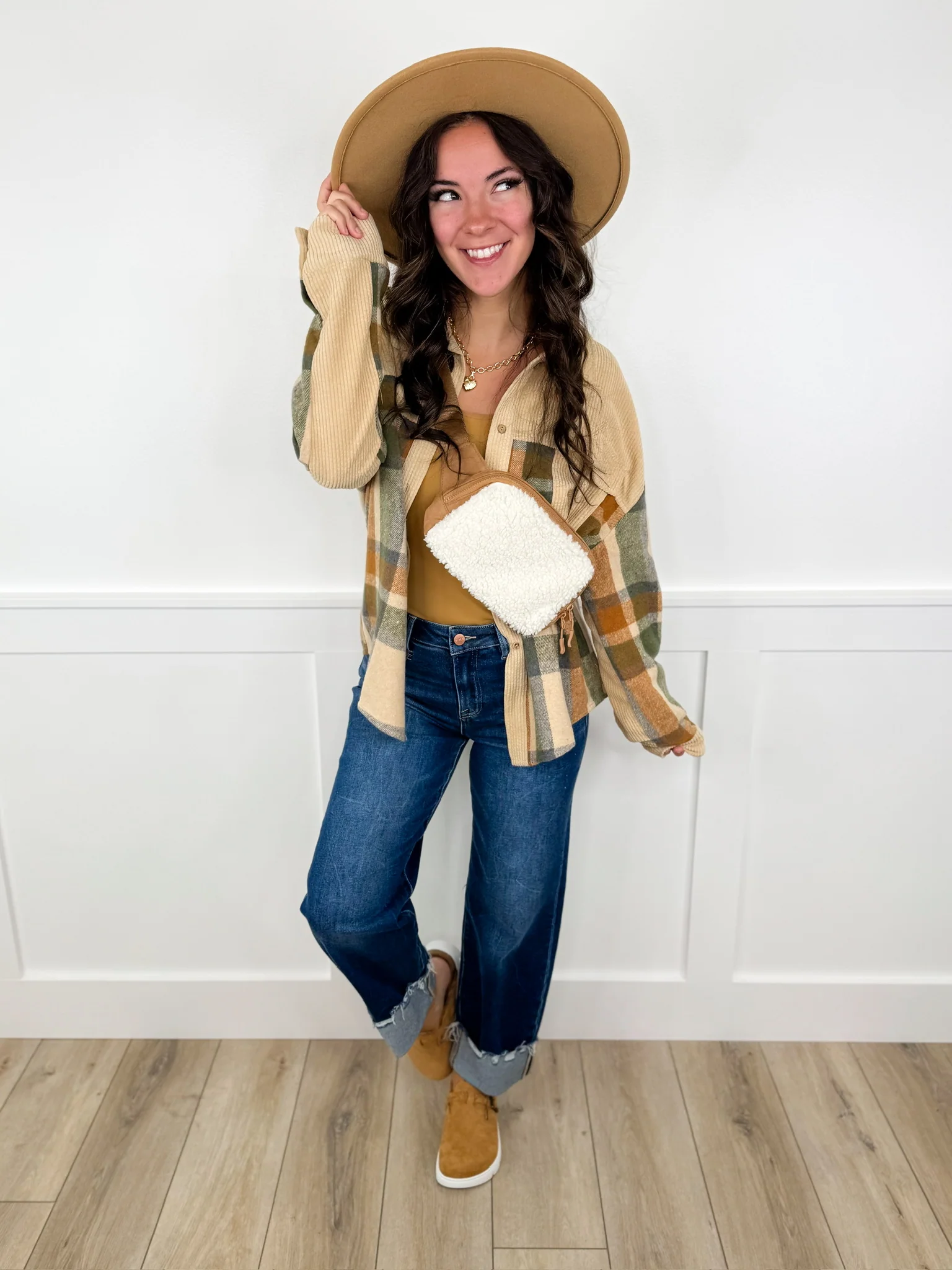Risen Julie High-Rise Cuffed Boyfriend Dark Wash Blue Jeans - Image 3