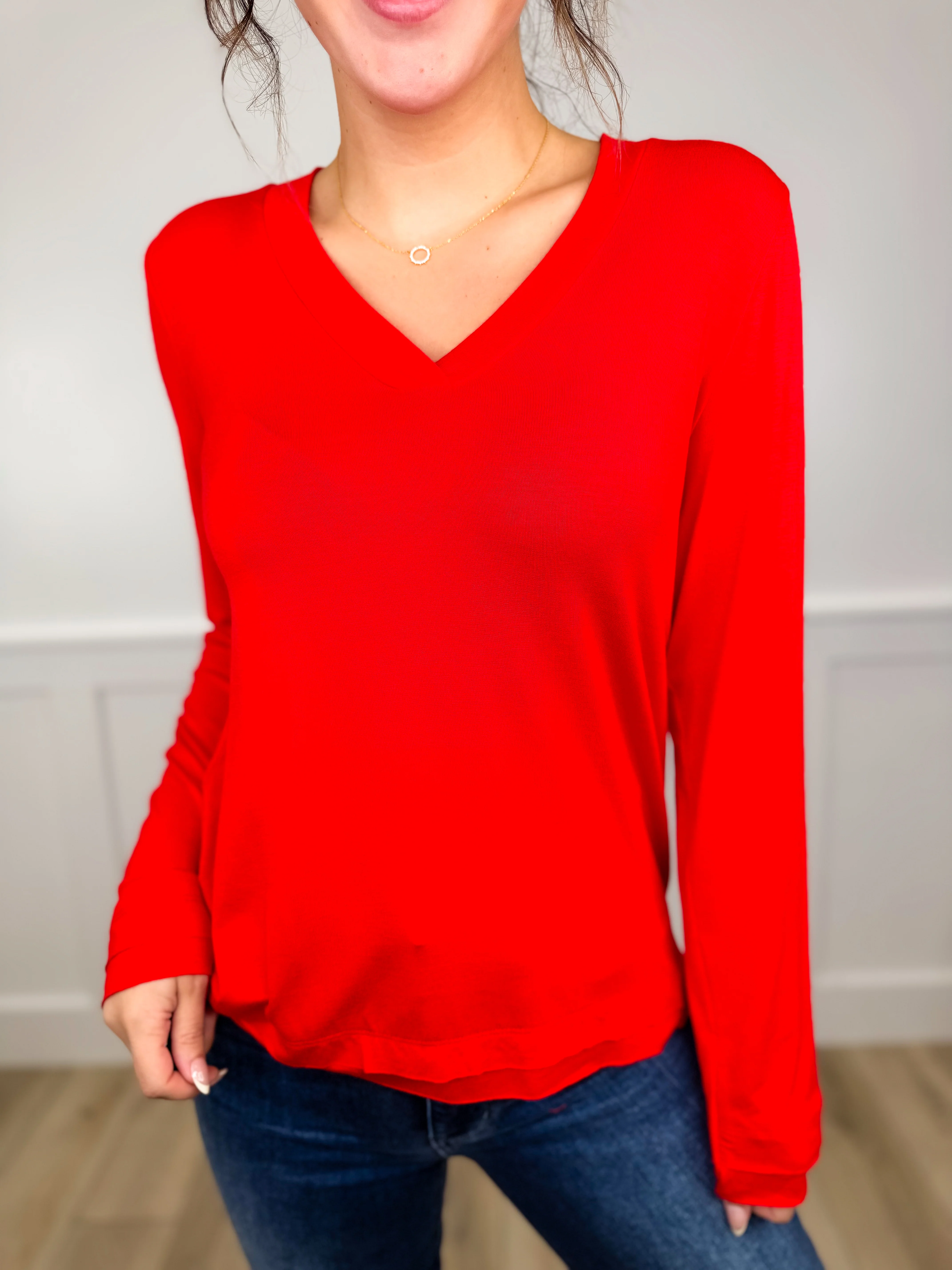 Sew In Love Basic Beauty Lightweight Long Sleeve Top - 5 colors! - Image 5