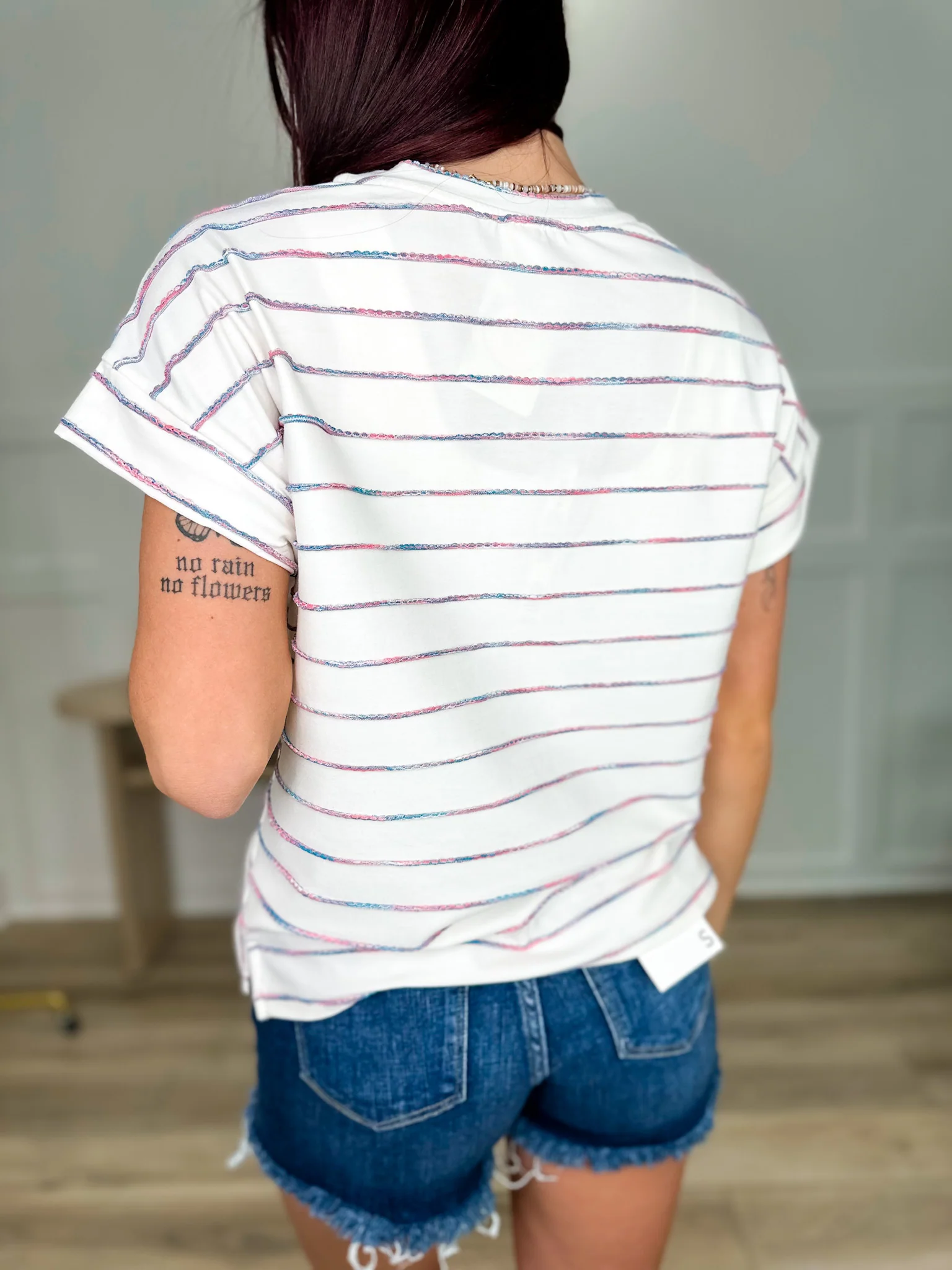 Sew In Love Singing Along Short Sleeve Cream Top - 2 colors! - Image 4