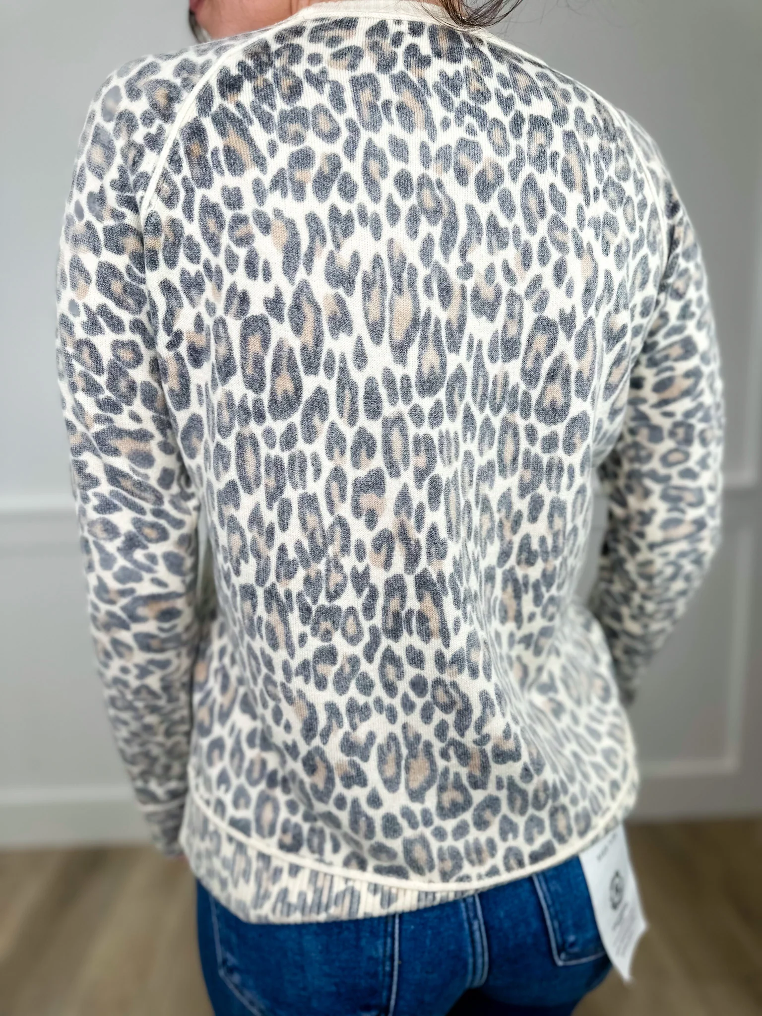 Small Steps Long Sleeve Leopard Avery Mae Top - Image 2