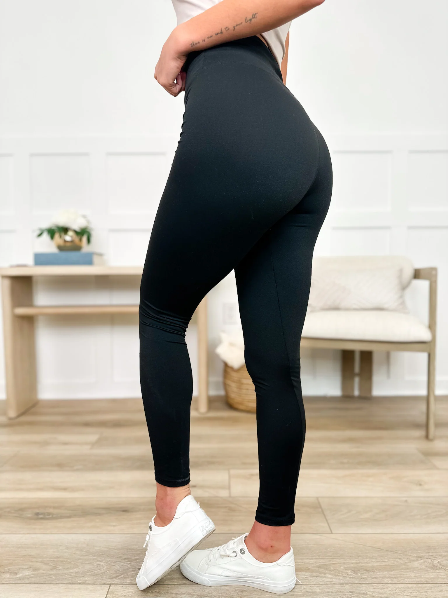 High-Rise Sleek Leggings โ Black | Stay Obsessed by Avery Mae - Image 3
