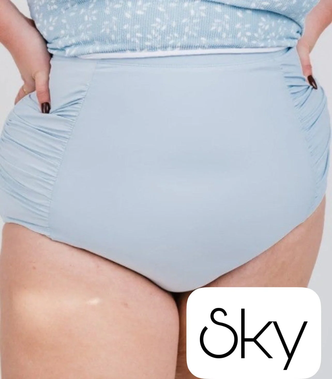 Coral Reef Sunset Hughes Sun Baked Ultra High-Rise Swim Bottoms *FINAL SALE* -  10 colors! - Image 7