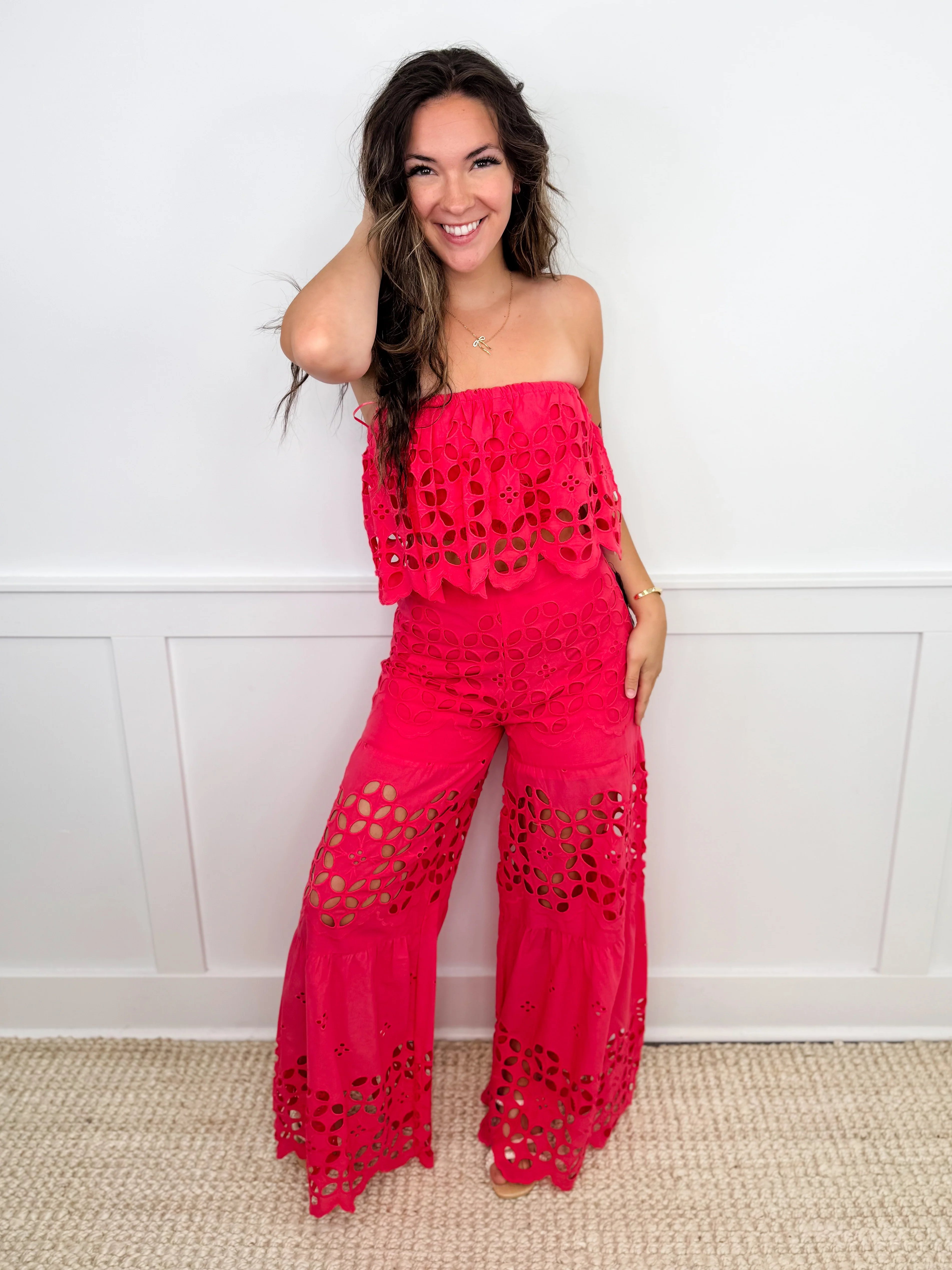Taking a Chance Cotton High-Rise Wide Leg Avery Mae Set - 3 colors! - Image 2