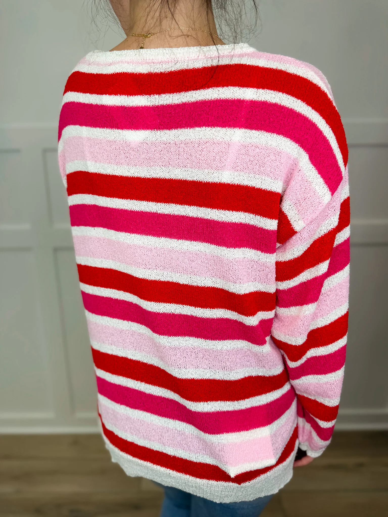 The Love Bug Lightweight Long Sleeve Ivory Avery Mae Top - Image 2
