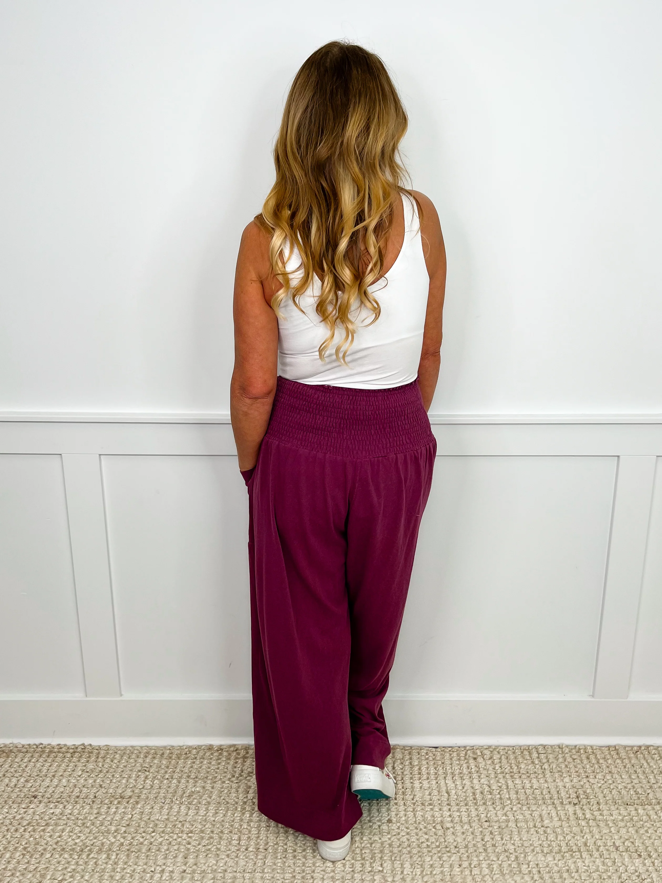 What's Your Sign Cotton Blend High-Rise Avery Mae Palazzo Pants - 3 colors! - Image 3