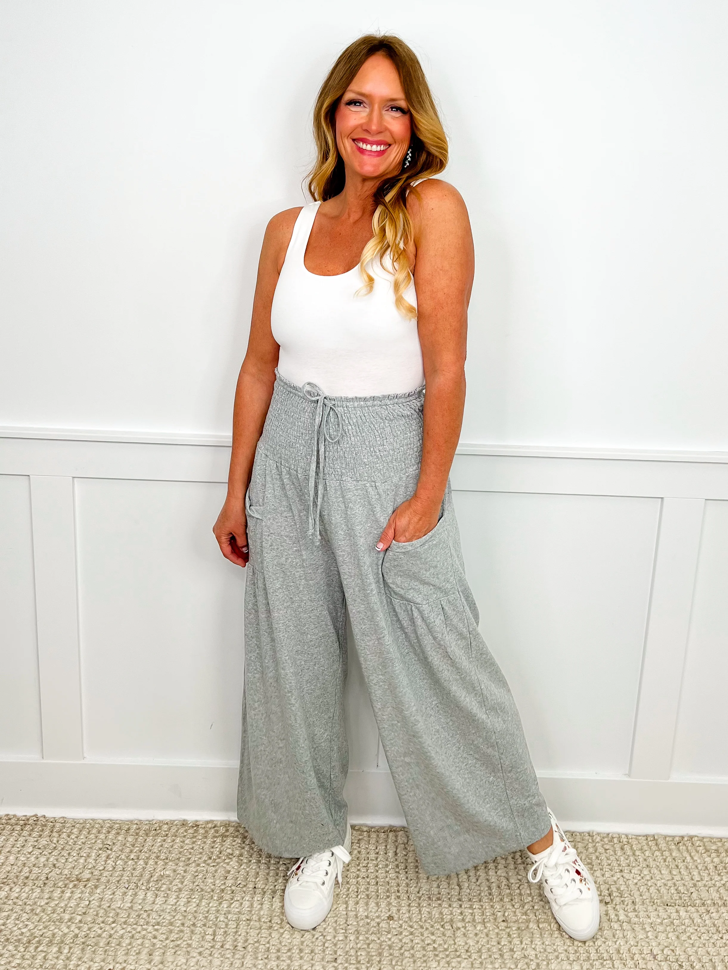 What's Your Sign Cotton Blend High-Rise Avery Mae Palazzo Pants - 3 colors! - Image 5