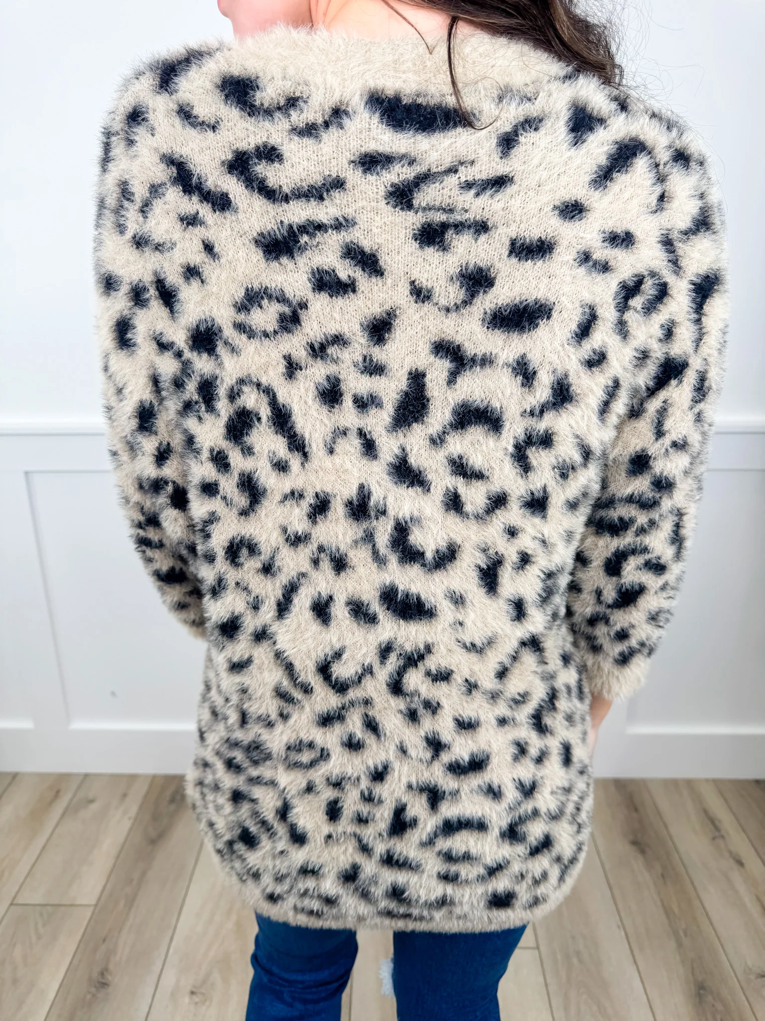 White Birch Cozy Vibes Only Short Sleeve Latte Sweater Top - Image 2