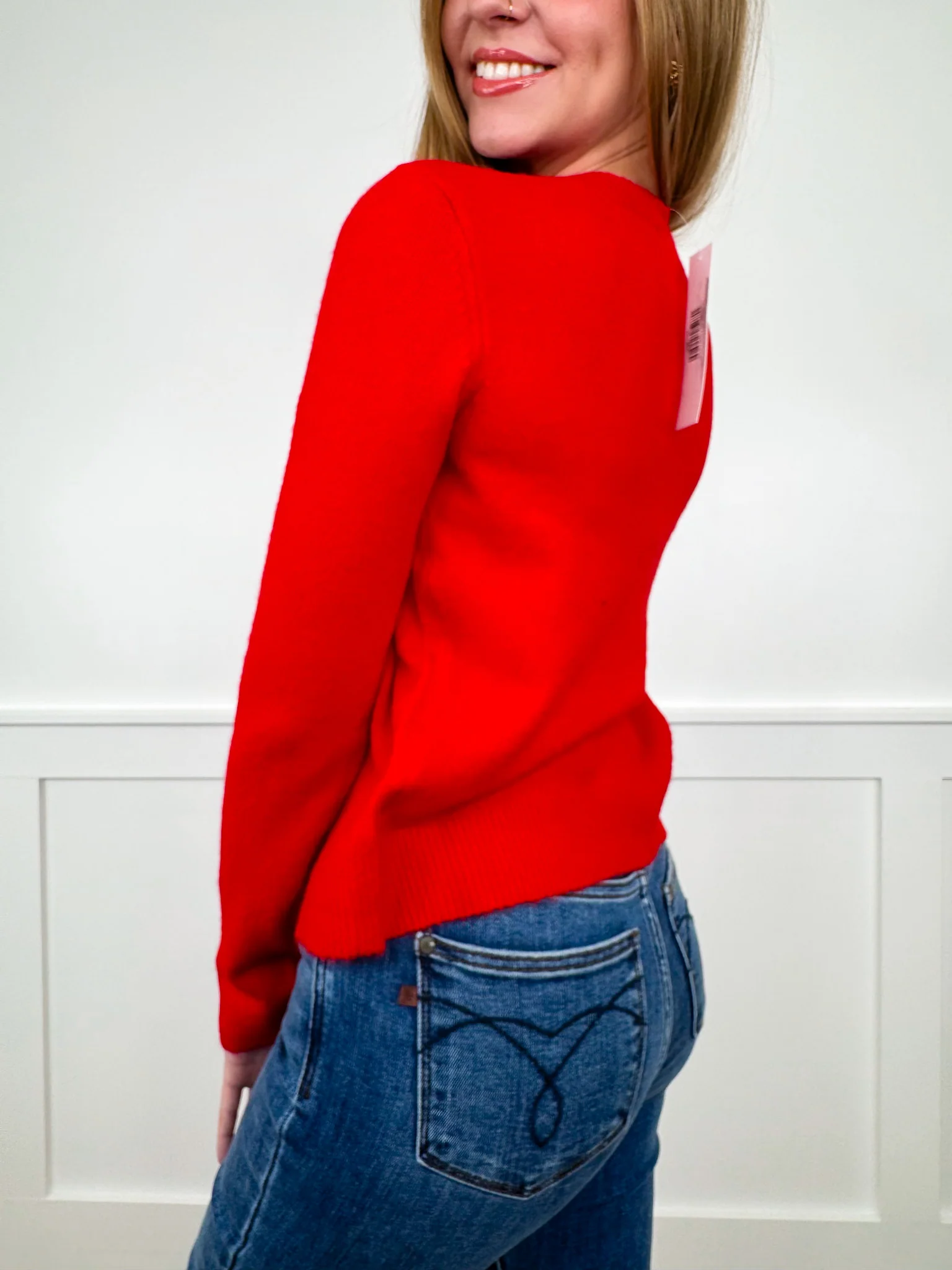 Wrapped in Comfort Knit Long Sleeve Avery Mae Mom Cropped Cardigan- 7 colors! - Image 9