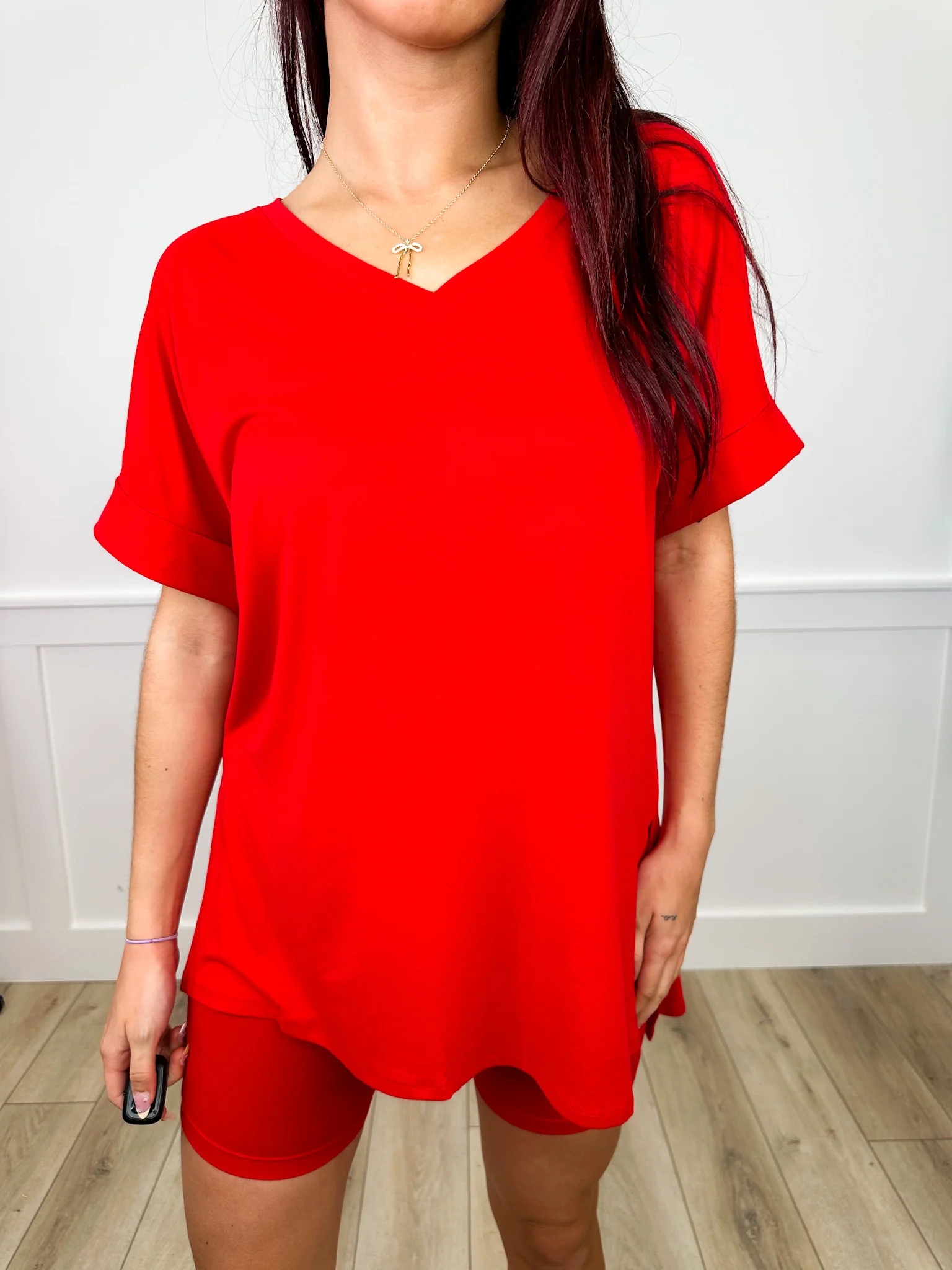 Zenana Basic Finding Escape Mid-Rise Lightweight Set - 6 colors! - Image 5