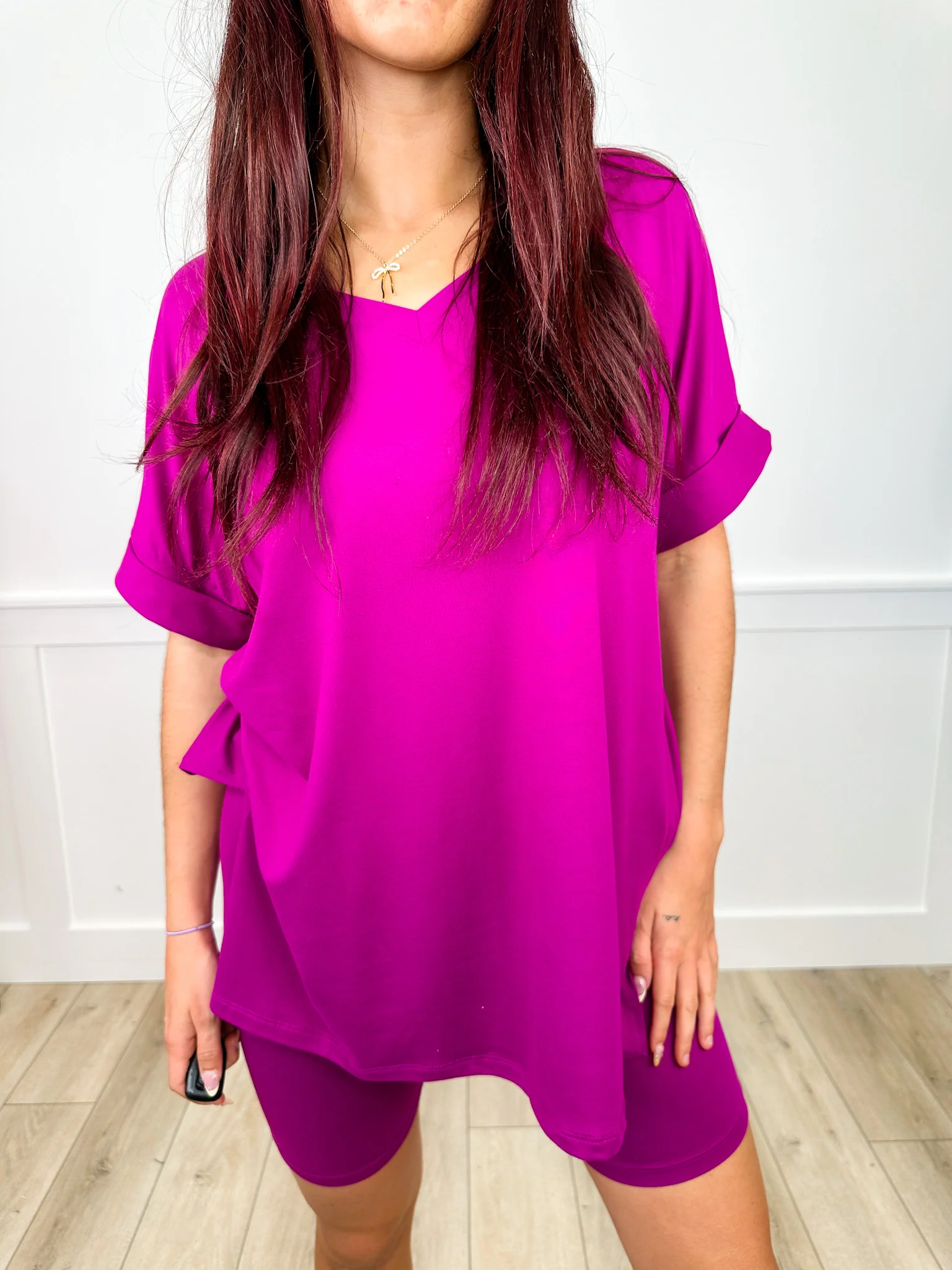 Zenana Basic Finding Escape Mid-Rise Lightweight Set - 6 colors! - Image 7